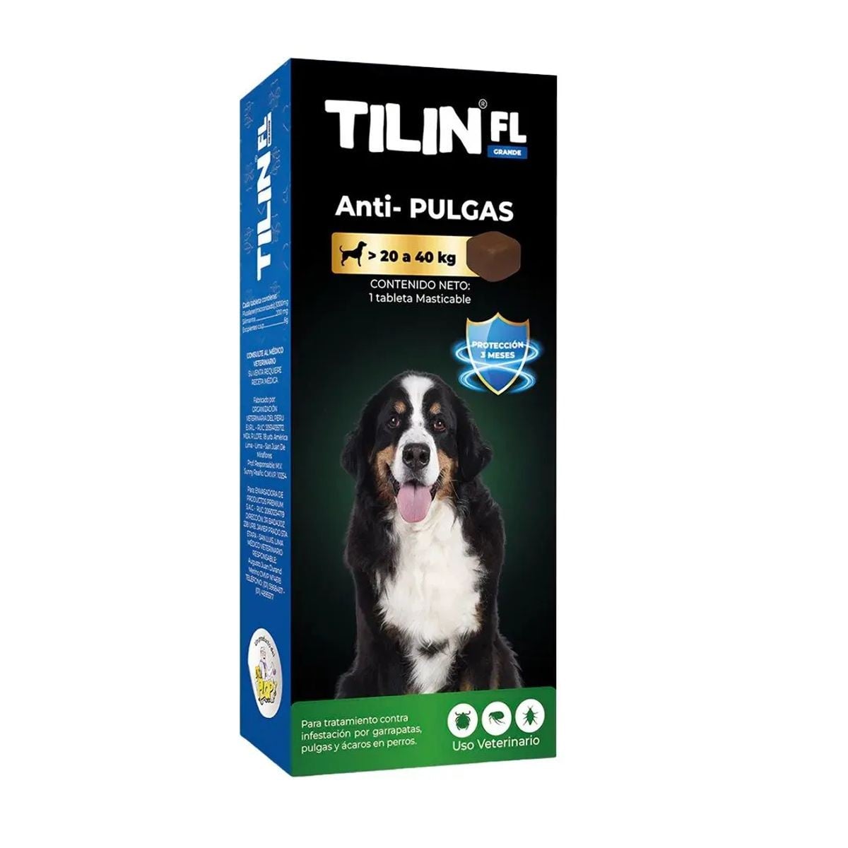 TILIN 20 A 40KG ANTIPULGAS CON HEPATOPROTECTOR - 1