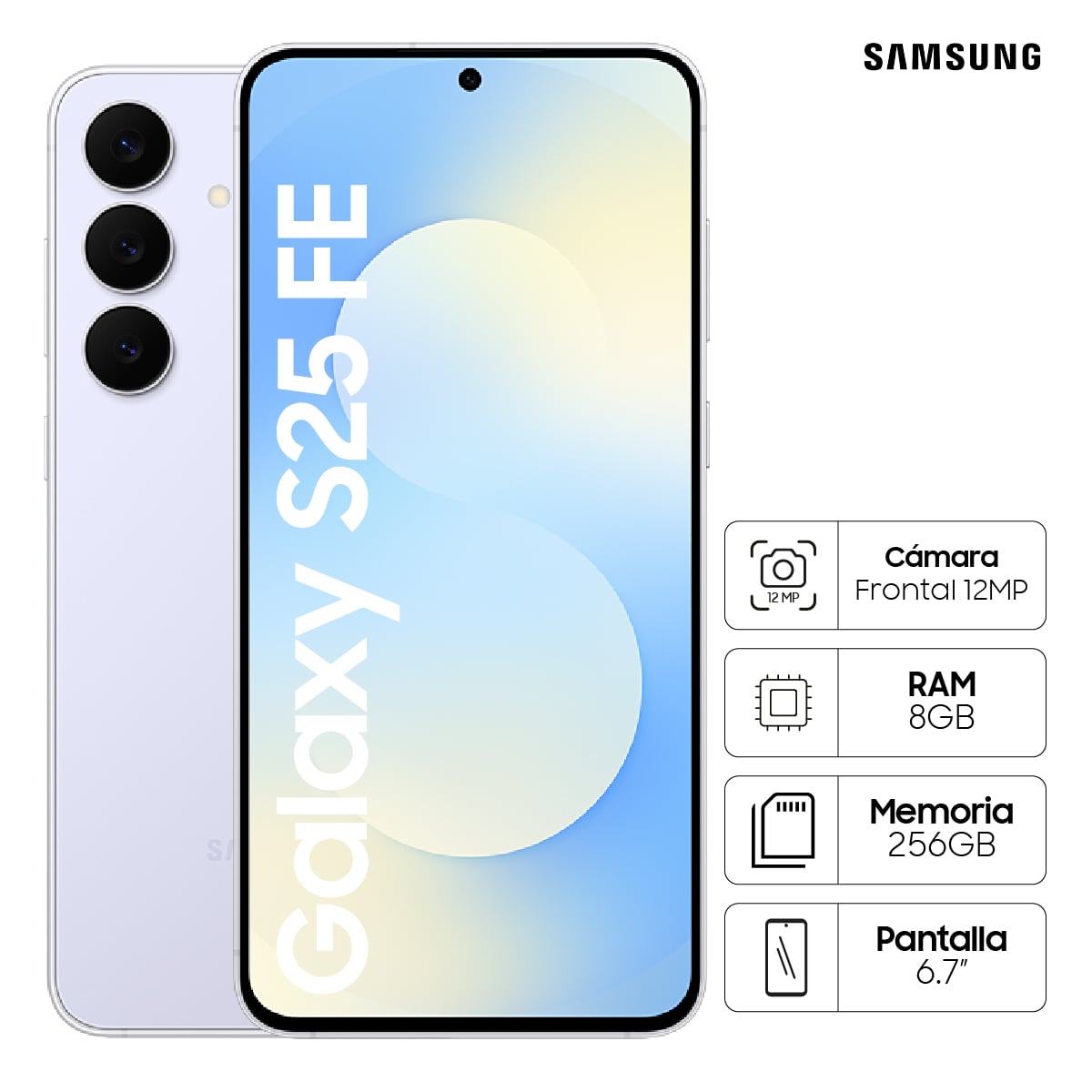 CELULAR SAMSUNG GALAXY S25 FE 256GB ICYBLUE - 1