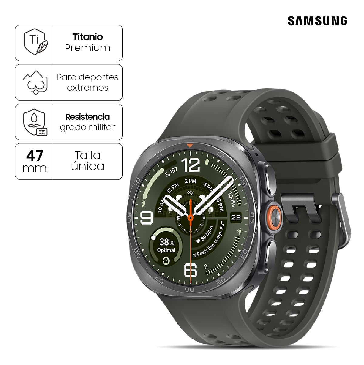 SMARTWATCH SAMSUNG GALAXY GALAXY WATCH ULTRA2 SILVER - 1
