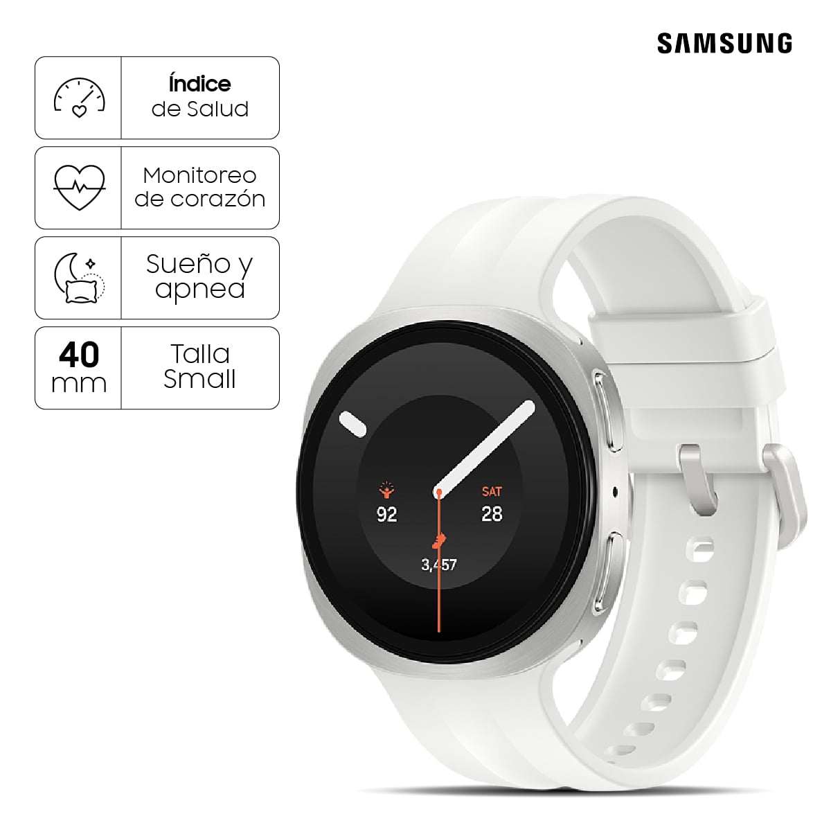 SMARTWATCH SAMSUNG GALAXY GALAXY WATCH9 SMALL BEIGE - 1
