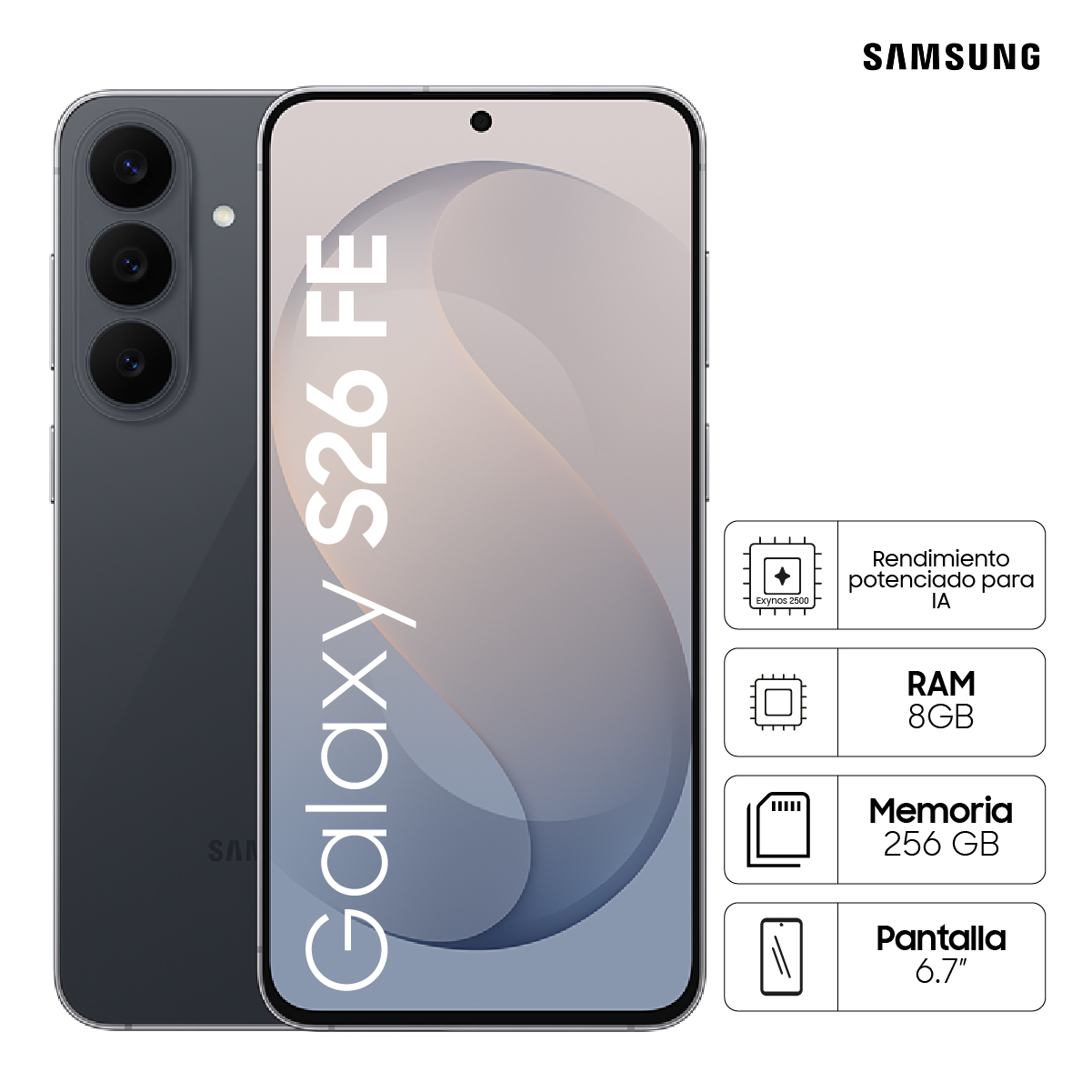 CELULAR SAMSUNG GALAXY S26 FE 256GB - 1