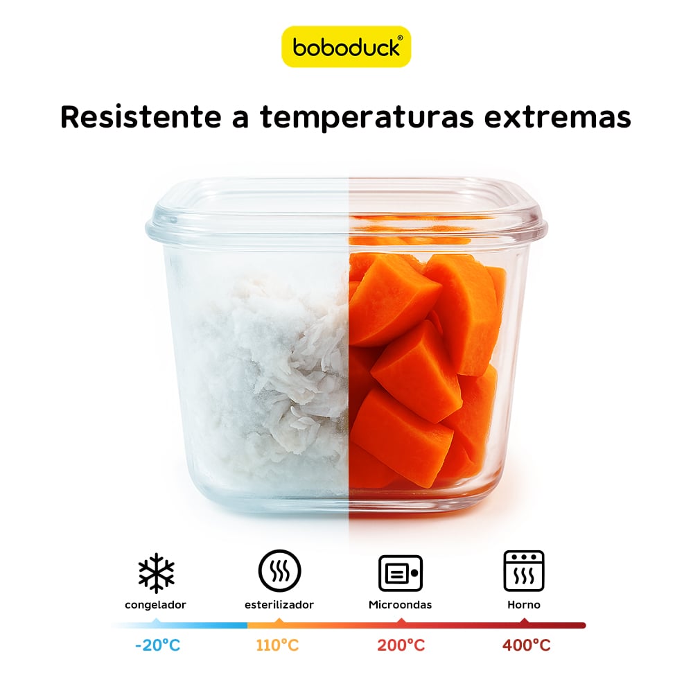 RECIPIENTE DE VIDRIO DE 230 ML BOBODUCK F9308 - 3