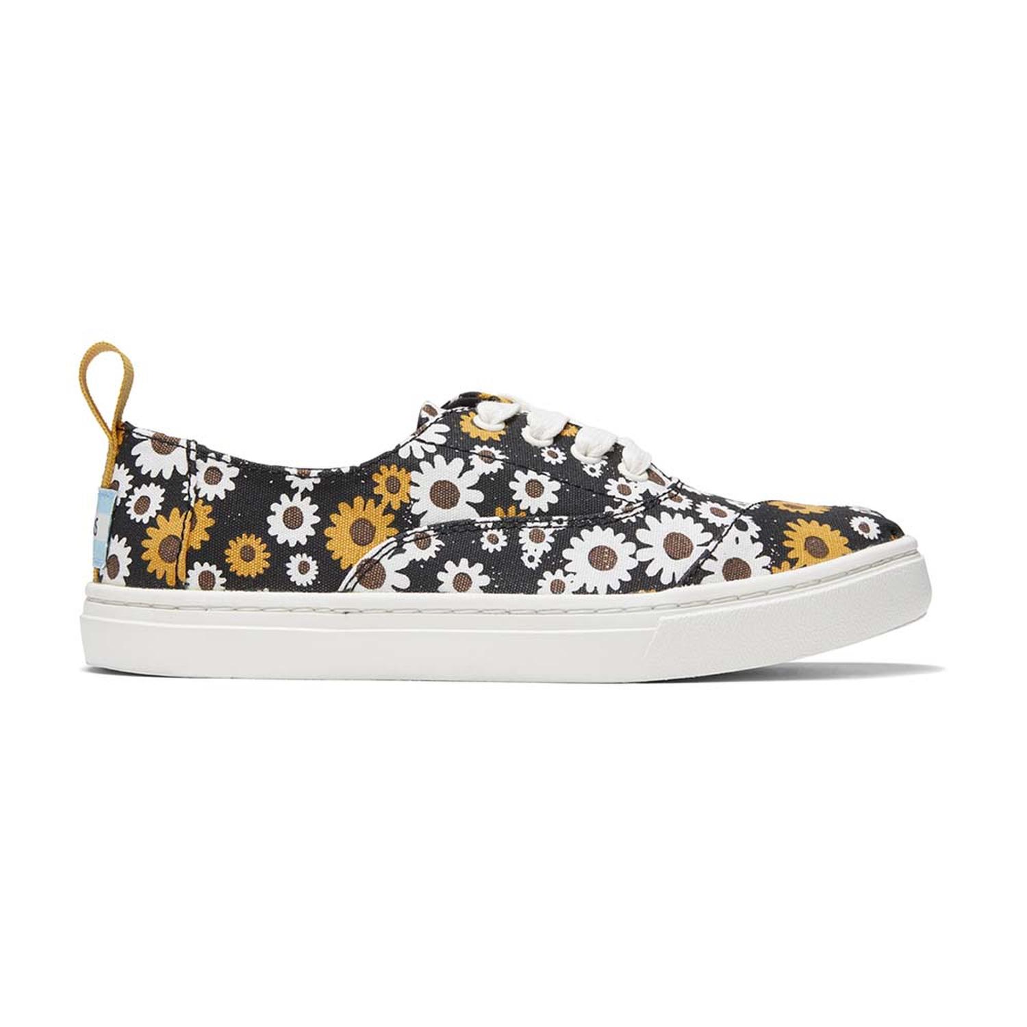 ZAPATILLAS TOMS YOUTH CORDONES CUPSOLE SUN DAISY PRINT NIÑOS - 1