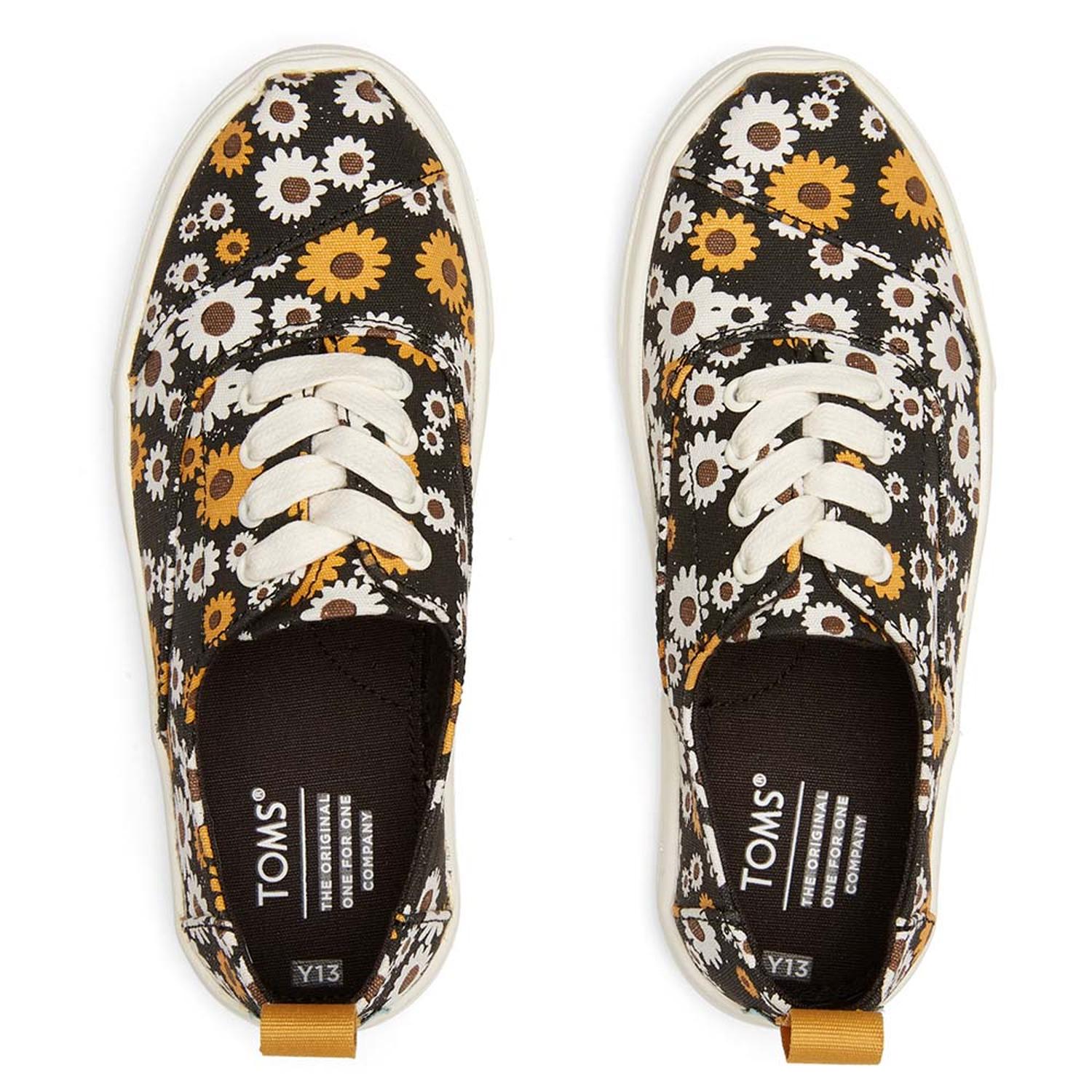 ZAPATILLAS TOMS YOUTH CORDONES CUPSOLE SUN DAISY PRINT NIÑOS - 2