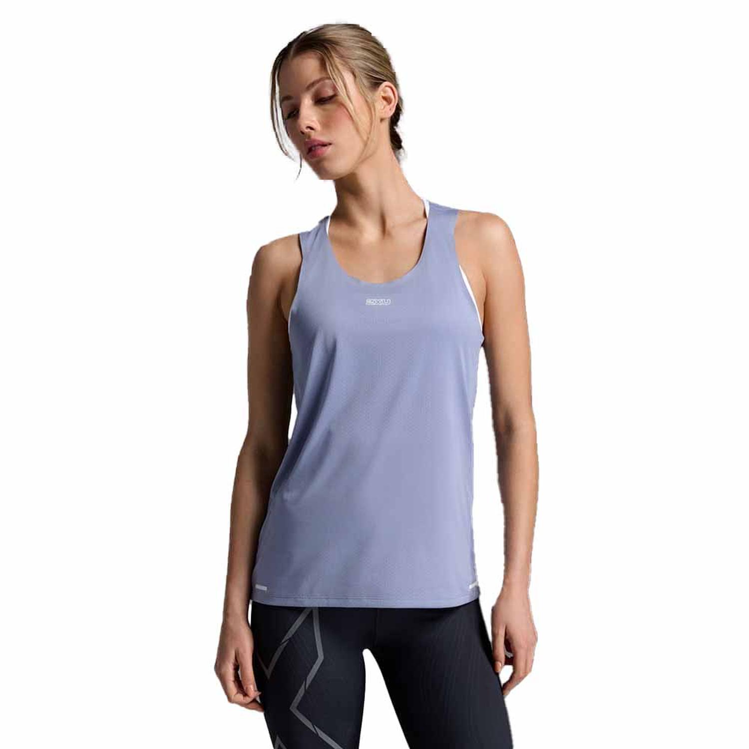 POLO 2XU LIGHT SPEED TECH SINGLET MUJER - 1