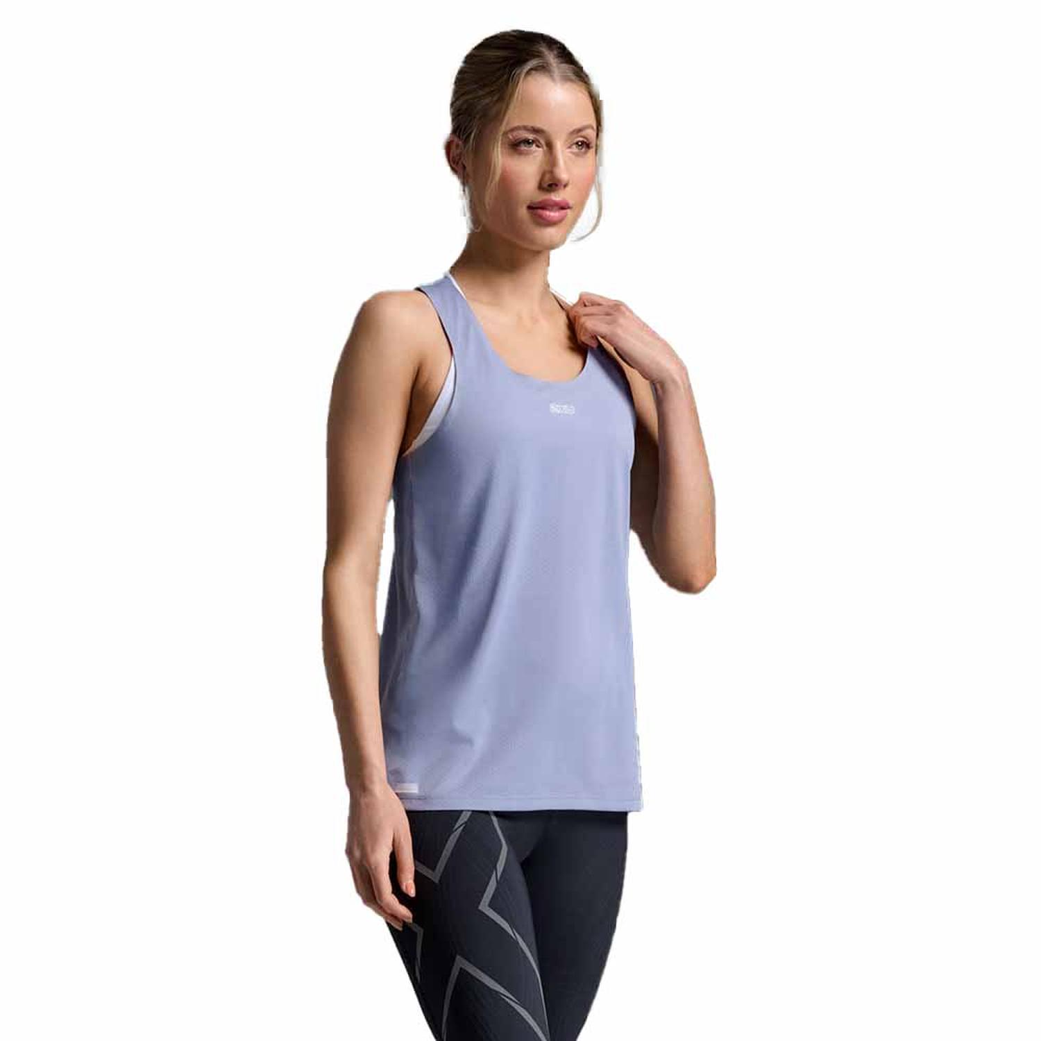 POLO 2XU LIGHT SPEED TECH SINGLET MUJER - 4
