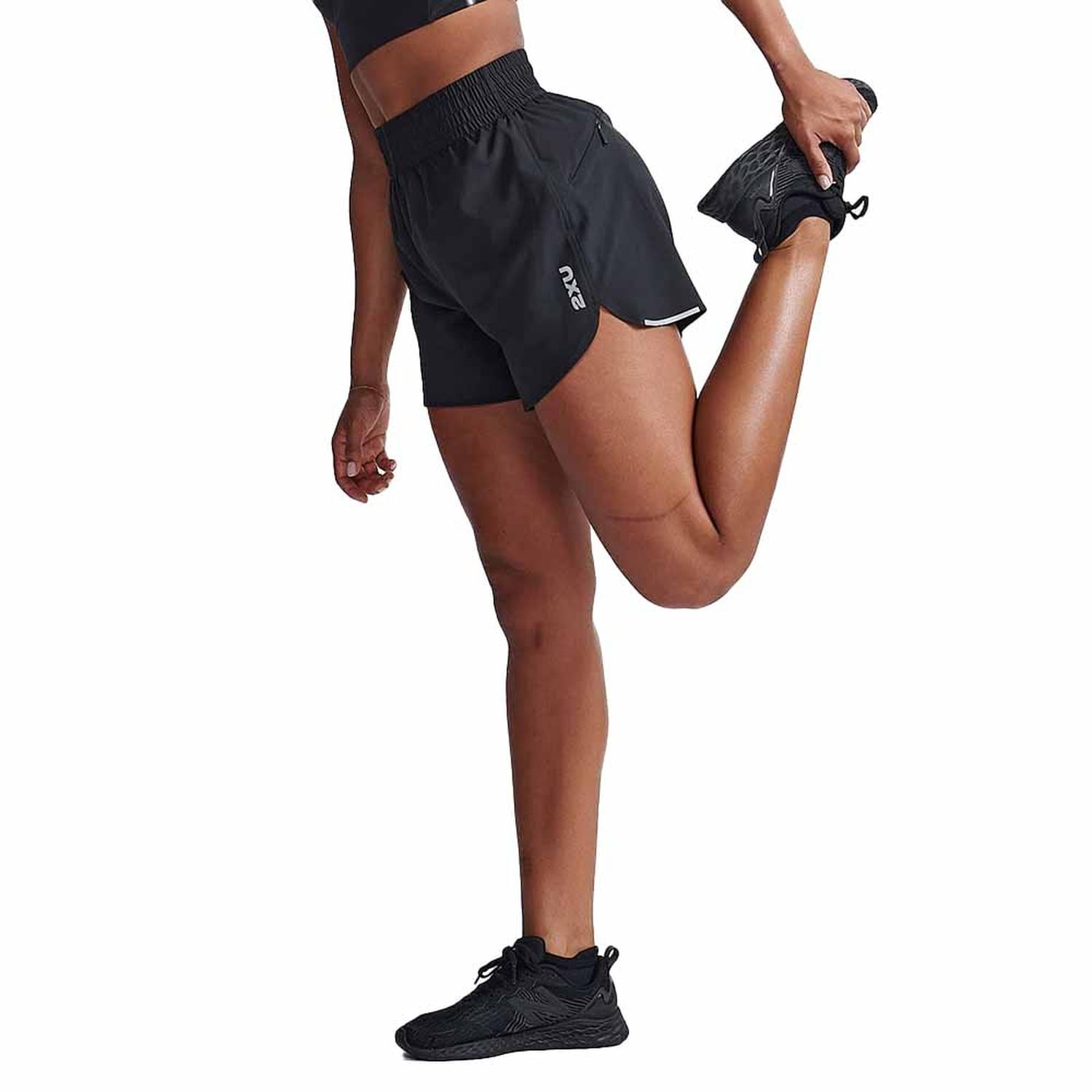 SHORT 2XU AERO HI-RISE 4 INCH SHORTS MUJER - 4