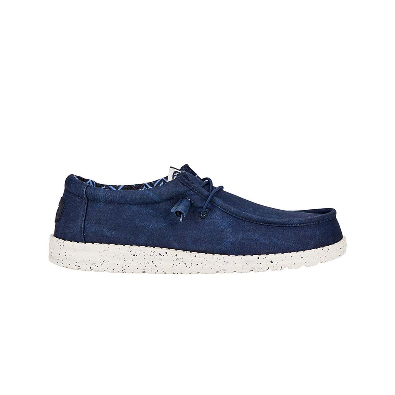 MOCASINES HEY DUDE WALLY STRETCH CANVAS HOMBRE - 1