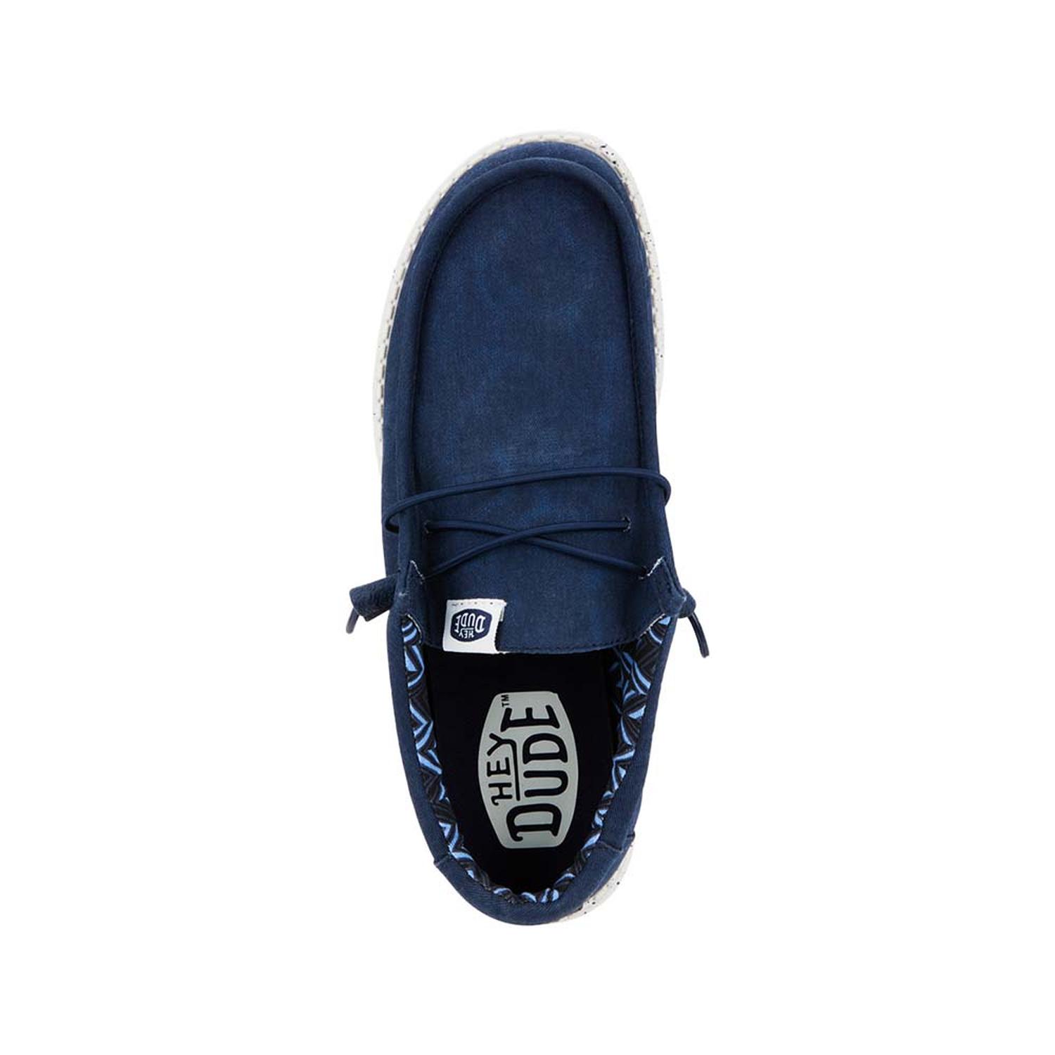 MOCASINES HEY DUDE WALLY STRETCH CANVAS HOMBRE - 4