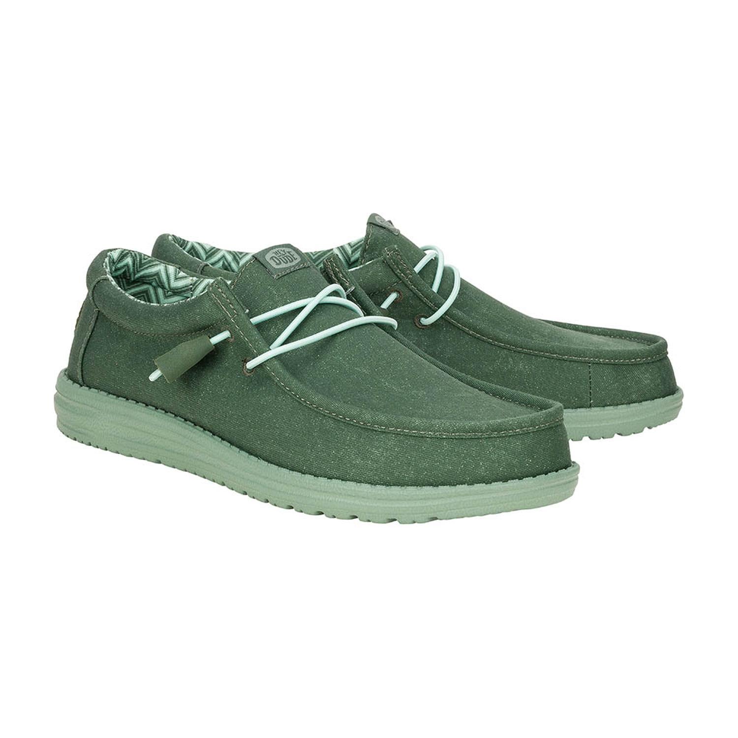 MOCASINES HEY DUDE WALLY STRETCH CANVAS HOMBRE - 3