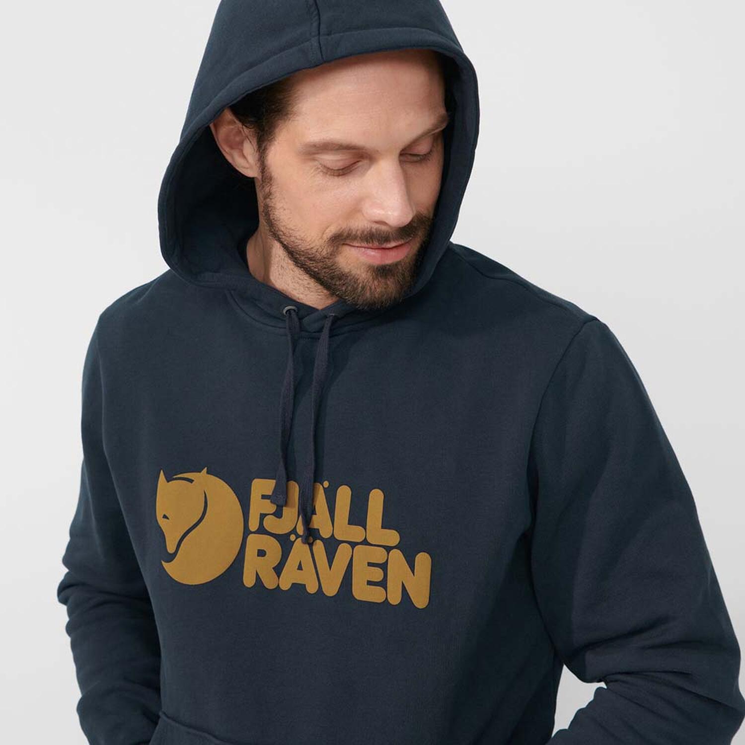 POLERONES FJALLRAVEN FJALLRAVEN LOGO HOODIE M HOMBRE - 3