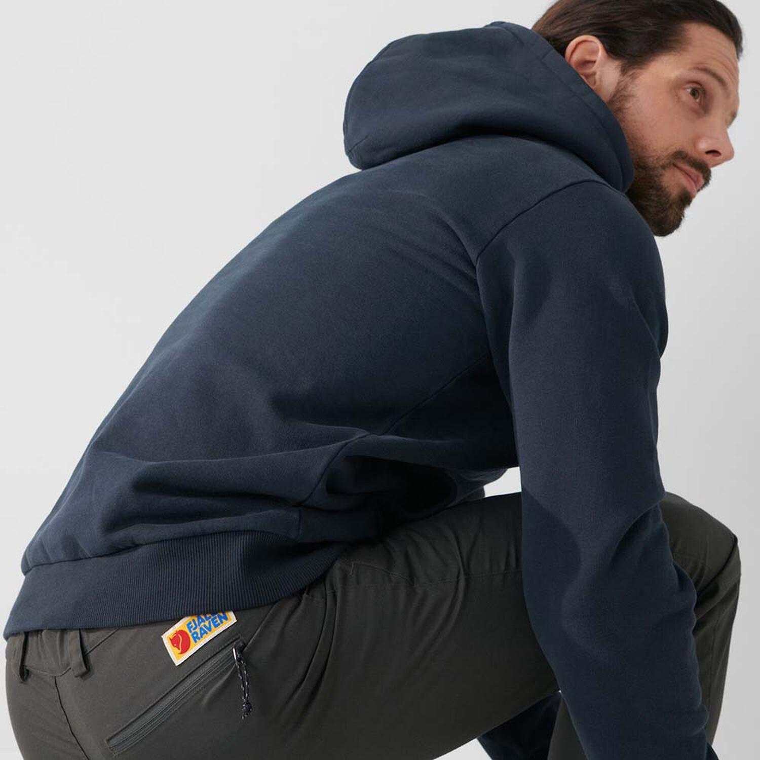 POLERONES FJALLRAVEN FJALLRAVEN LOGO HOODIE M HOMBRE - 4