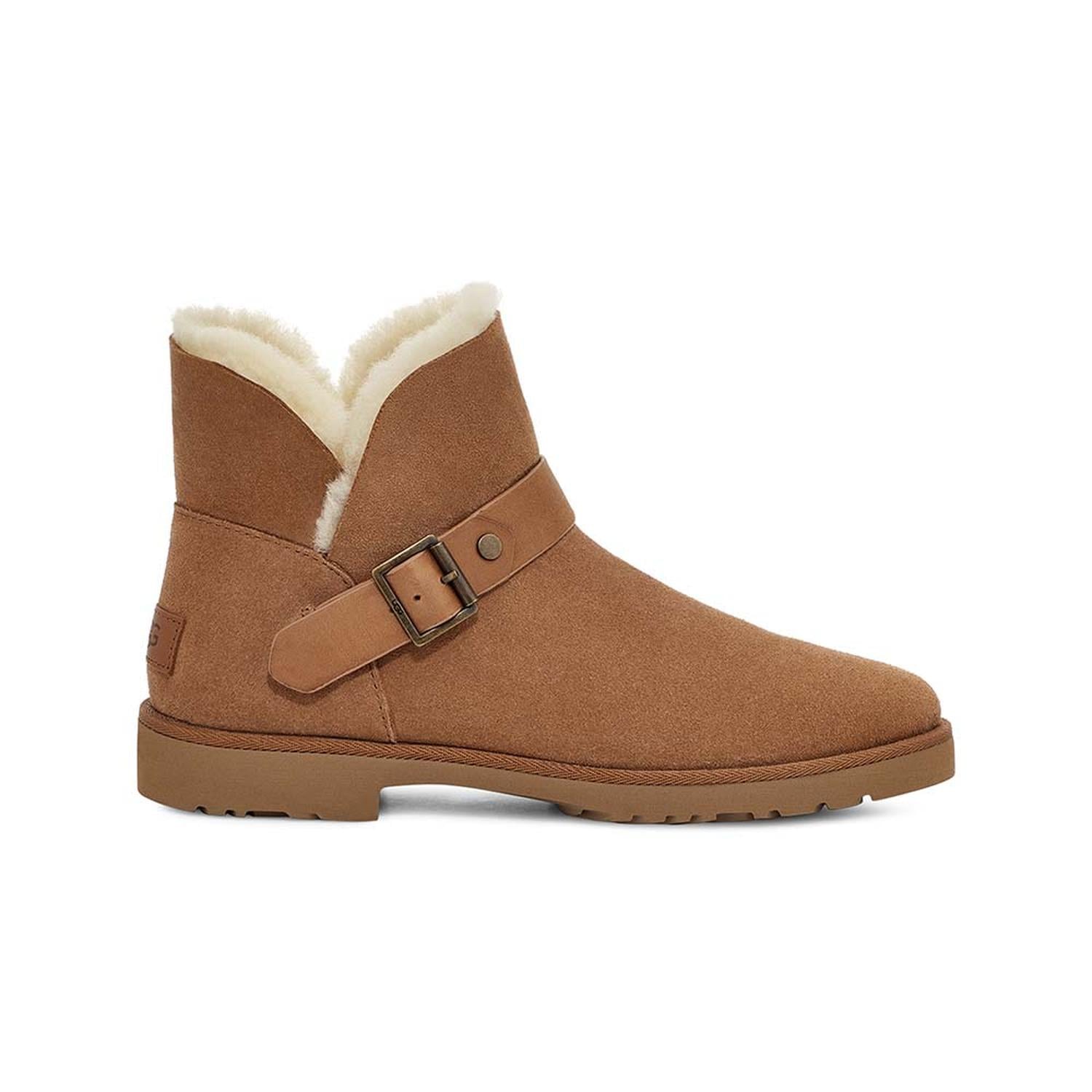 BOTINES UGG ROMELY SHORT BUCKLE MUJER - 1