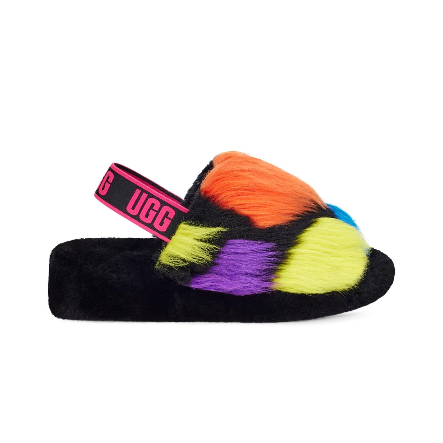 SANDALIAS UGG FLUFF YEAH PARTY SPOTS W MUJER - 1