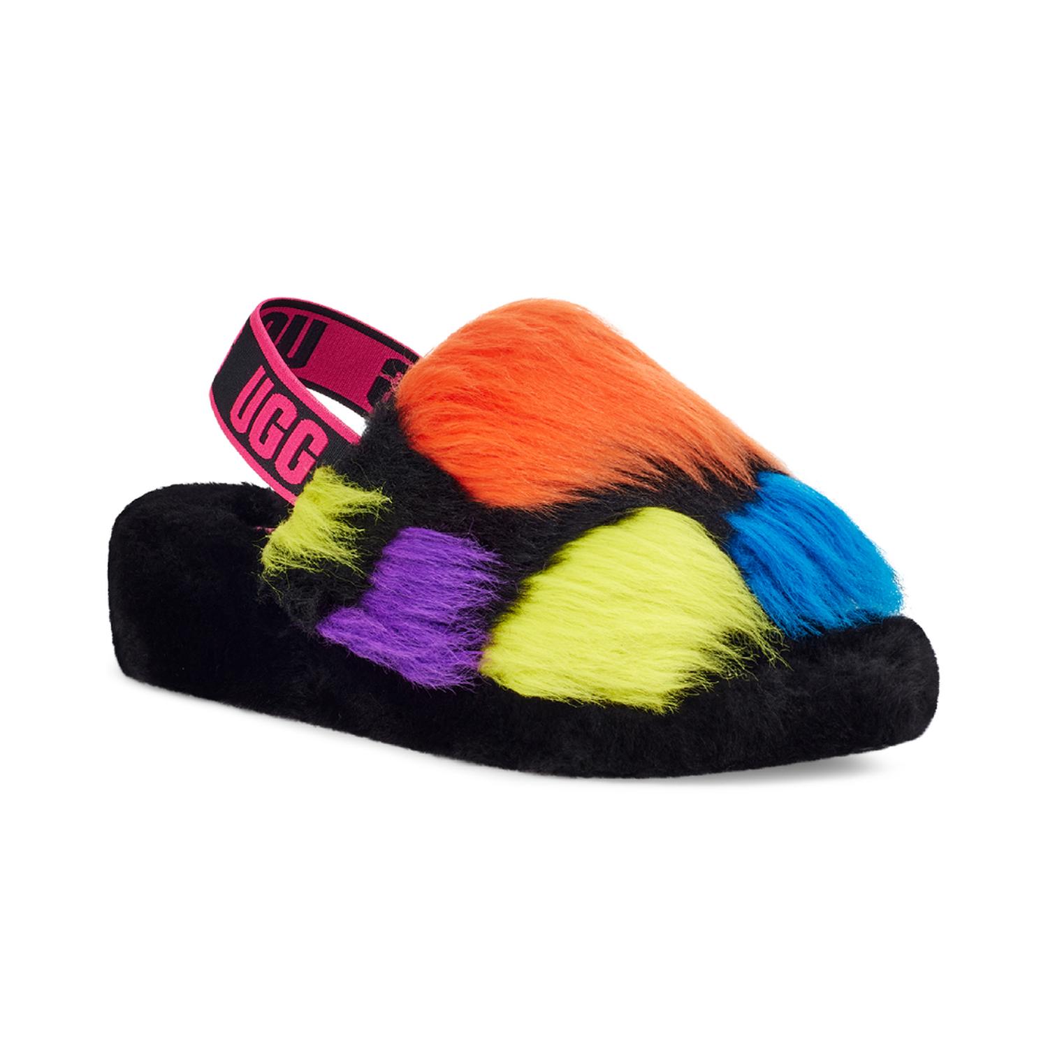 SANDALIAS UGG FLUFF YEAH PARTY SPOTS W MUJER - 2