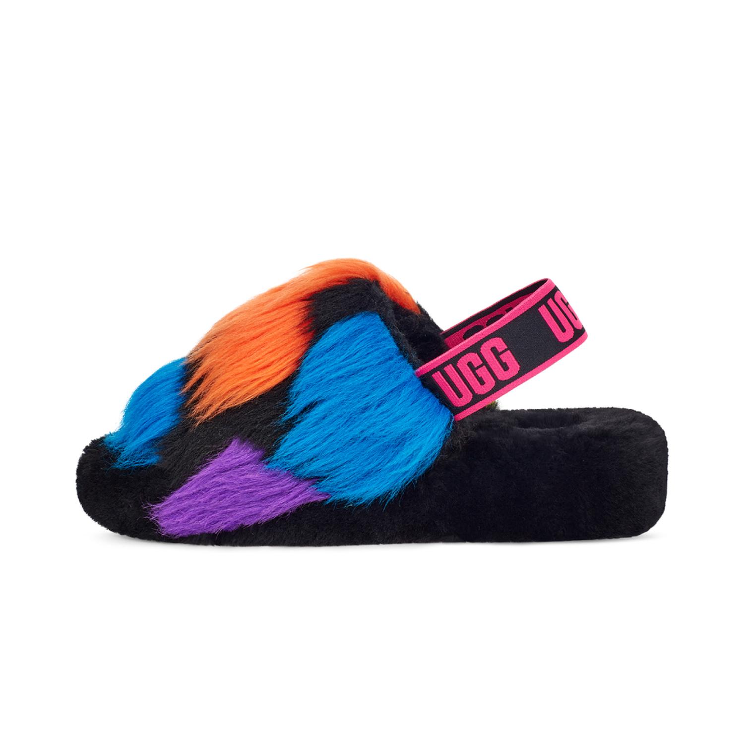 SANDALIAS UGG FLUFF YEAH PARTY SPOTS W MUJER - 3