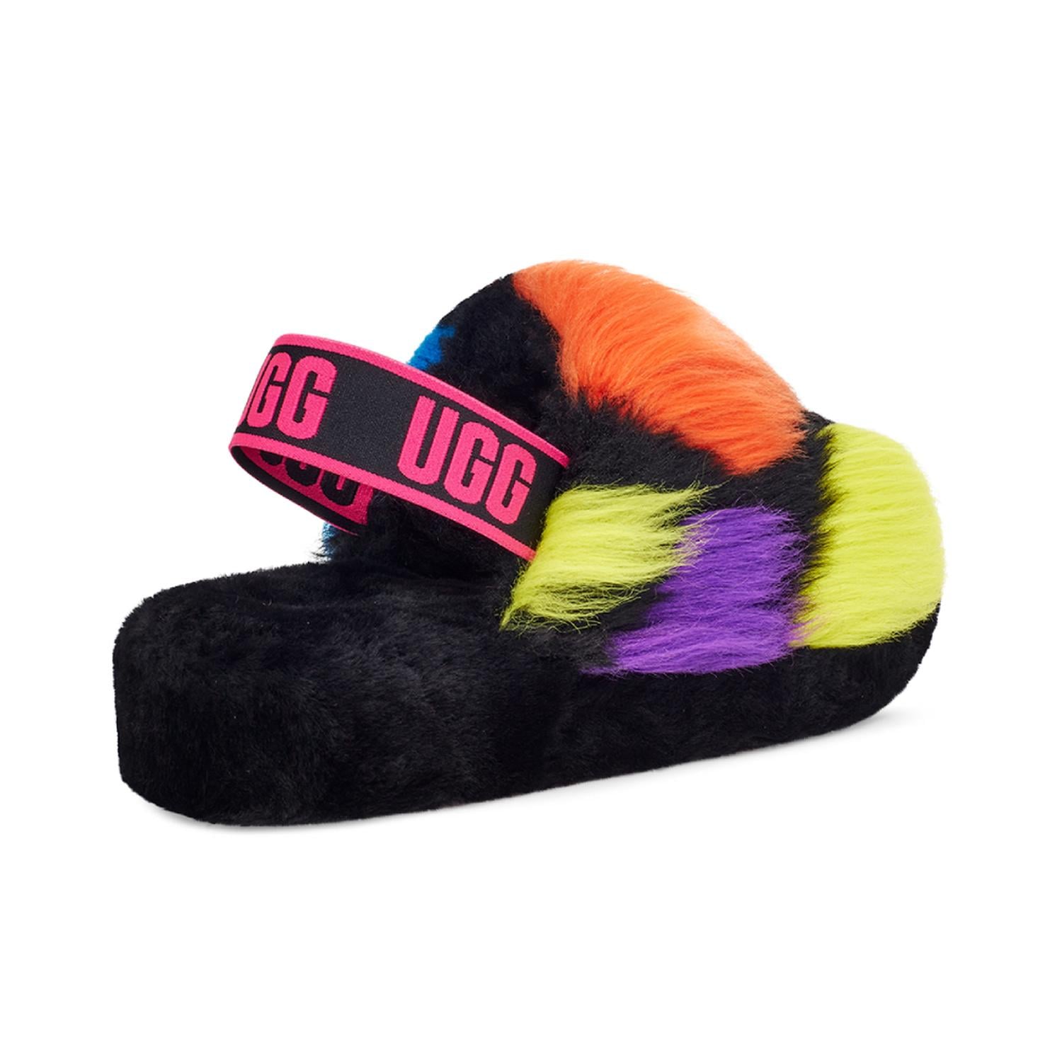 SANDALIAS UGG FLUFF YEAH PARTY SPOTS W MUJER - 4