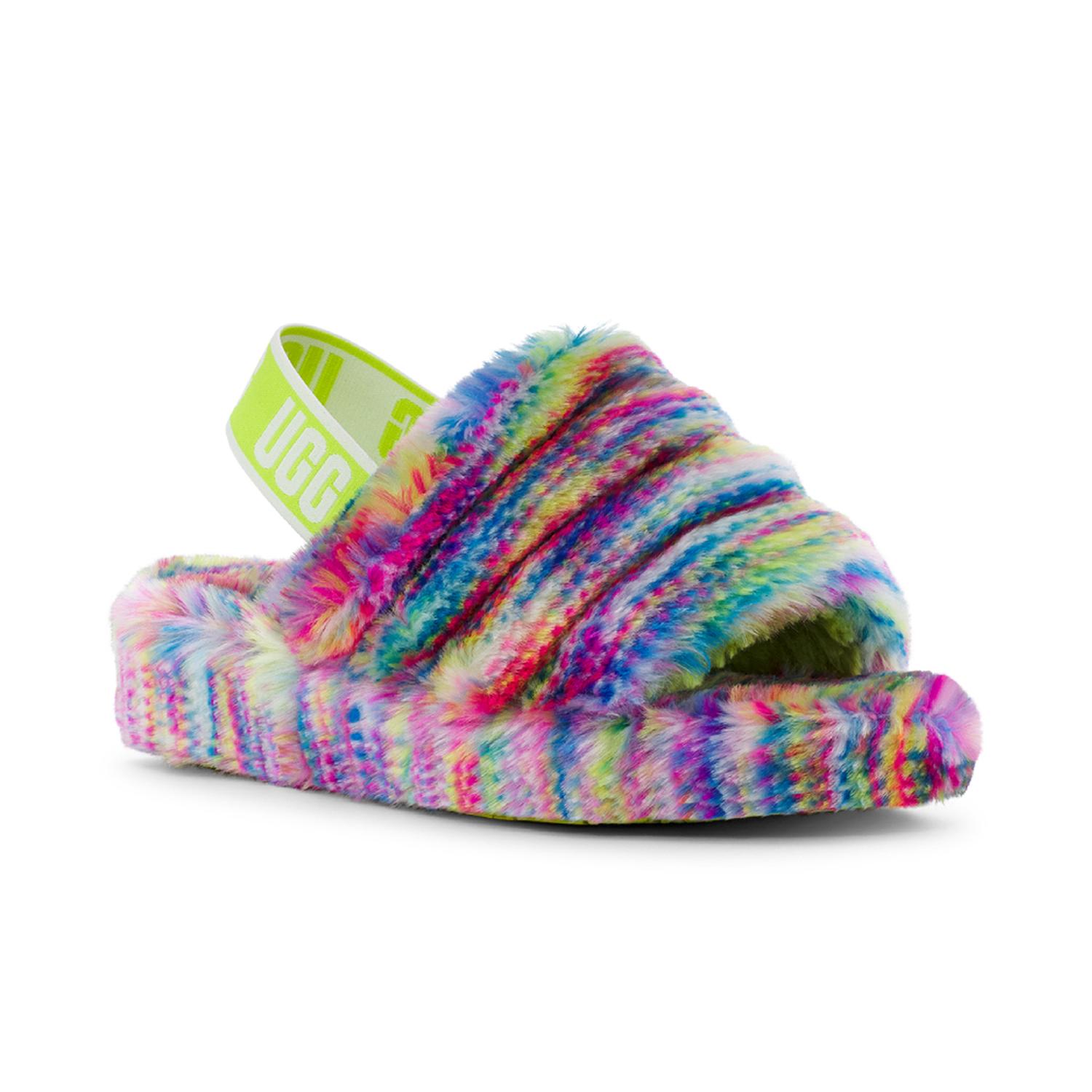SANDALIAS UGG FLUFF YEAH PIXELATE W MUJER - 2
