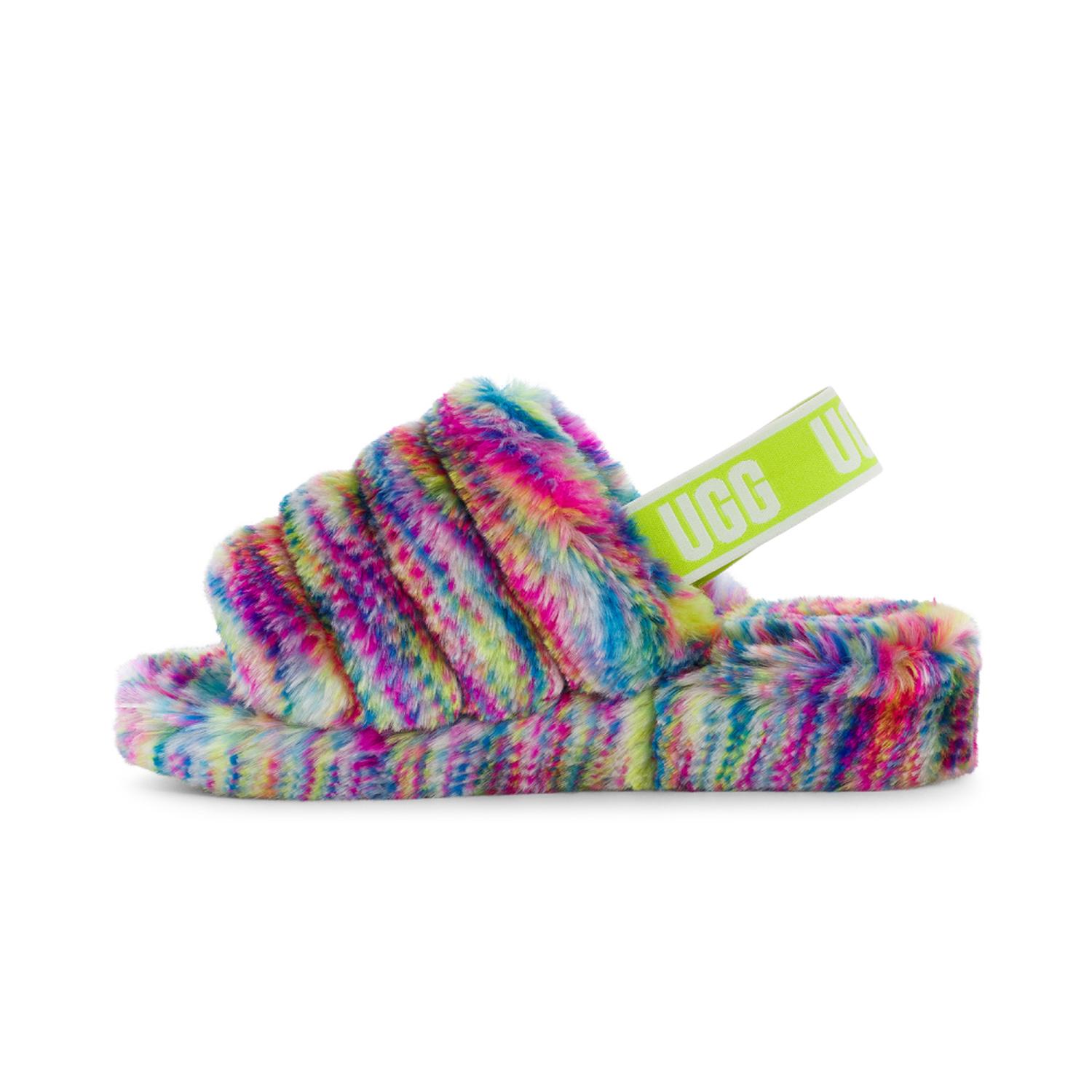 SANDALIAS UGG FLUFF YEAH PIXELATE W MUJER - 3