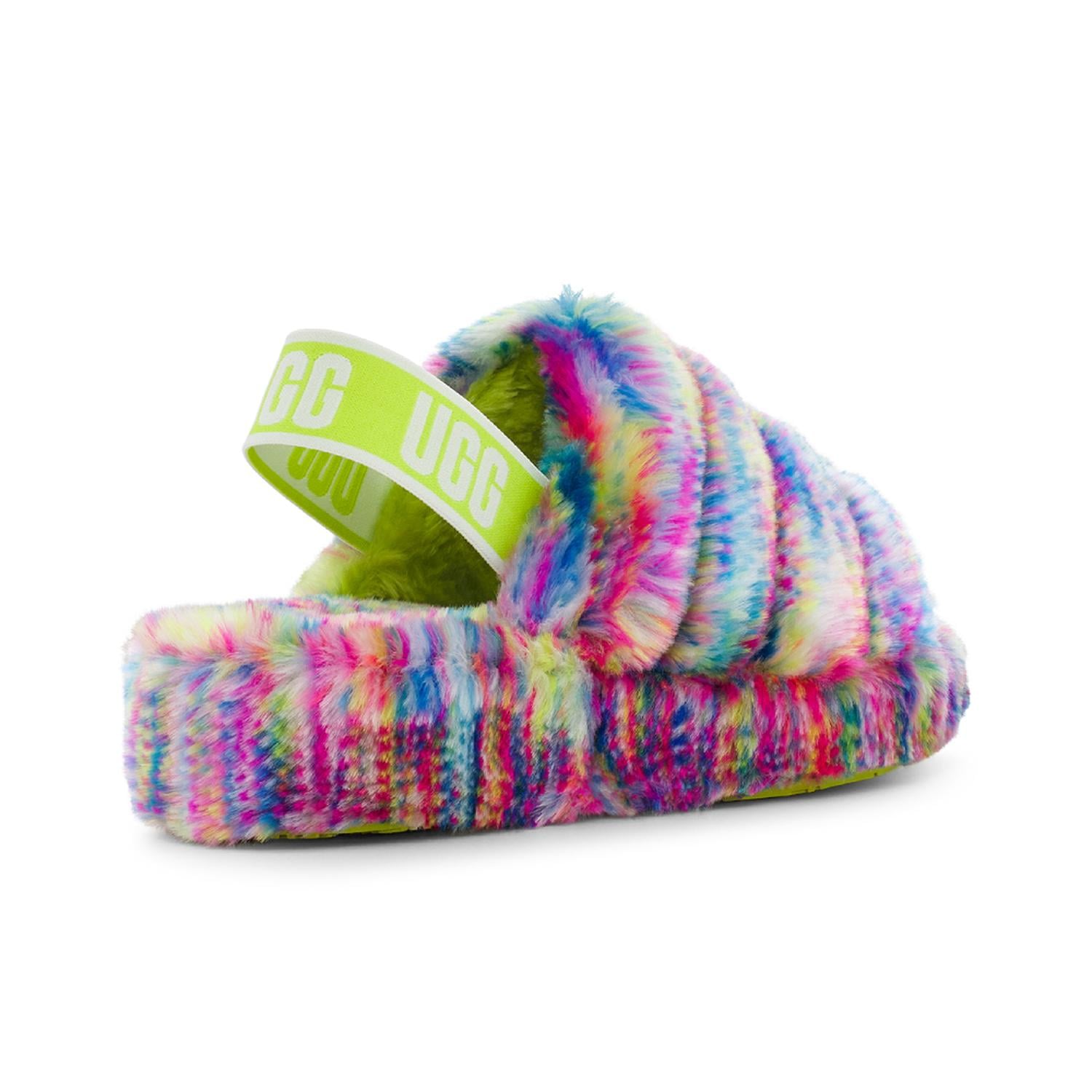 SANDALIAS UGG FLUFF YEAH PIXELATE W MUJER - 4