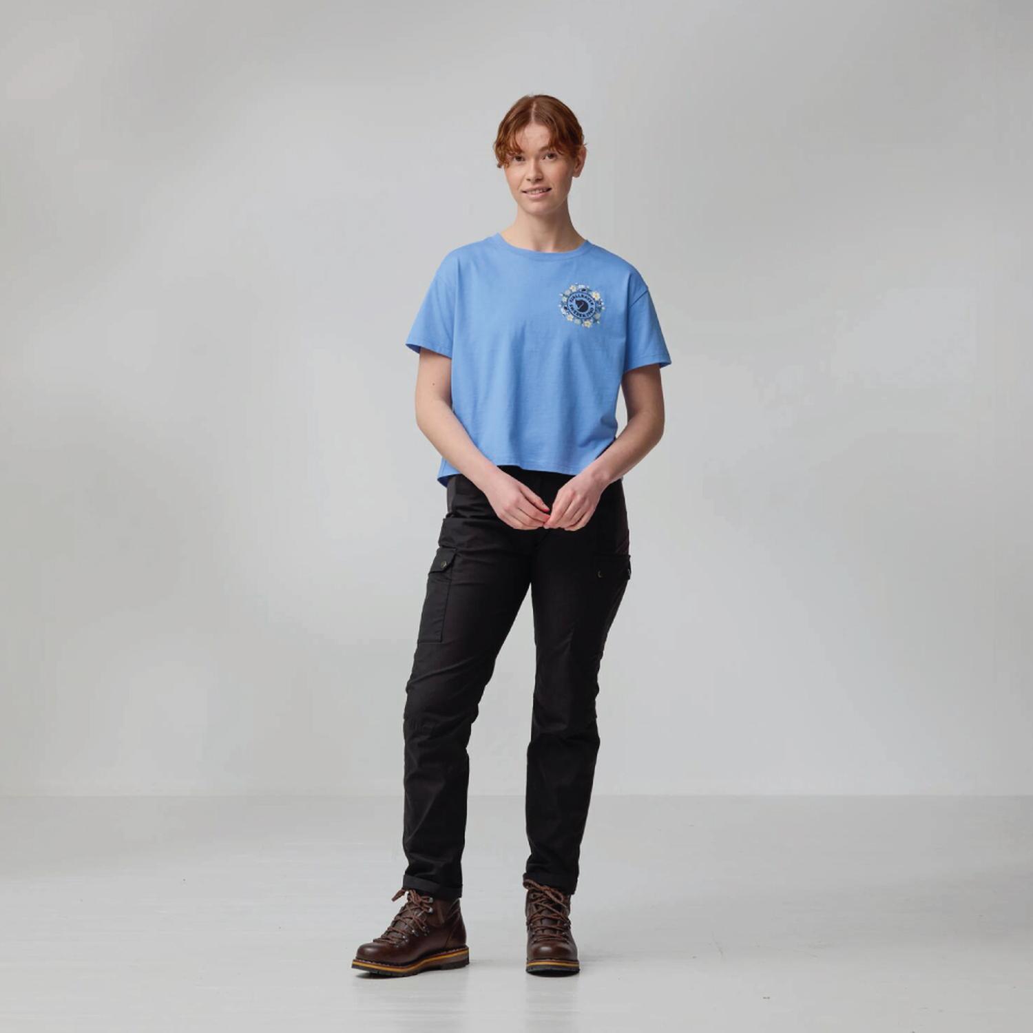 POLO FJALLRAVEN FJALLBLOMSTER LOGO T-SHIRT W MUJER - 3