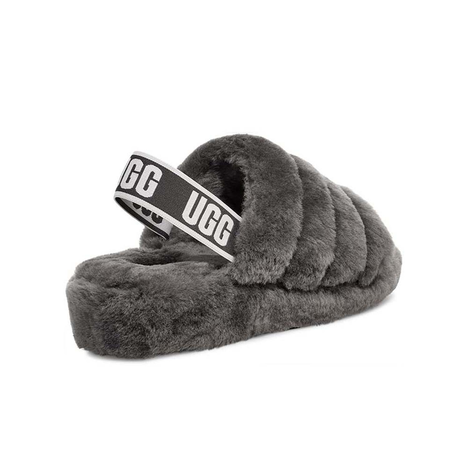 SANDALIAS UGG FLUFF YEAH SLIDE MUJER - 4