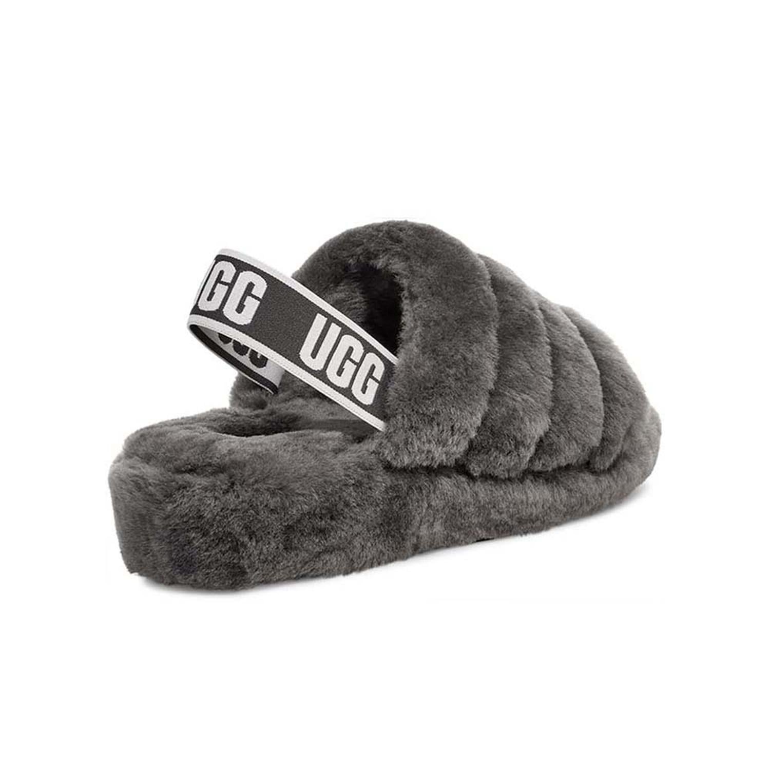 SANDALIAS UGG FLUFF YEAH SLIDE MUJER - 4