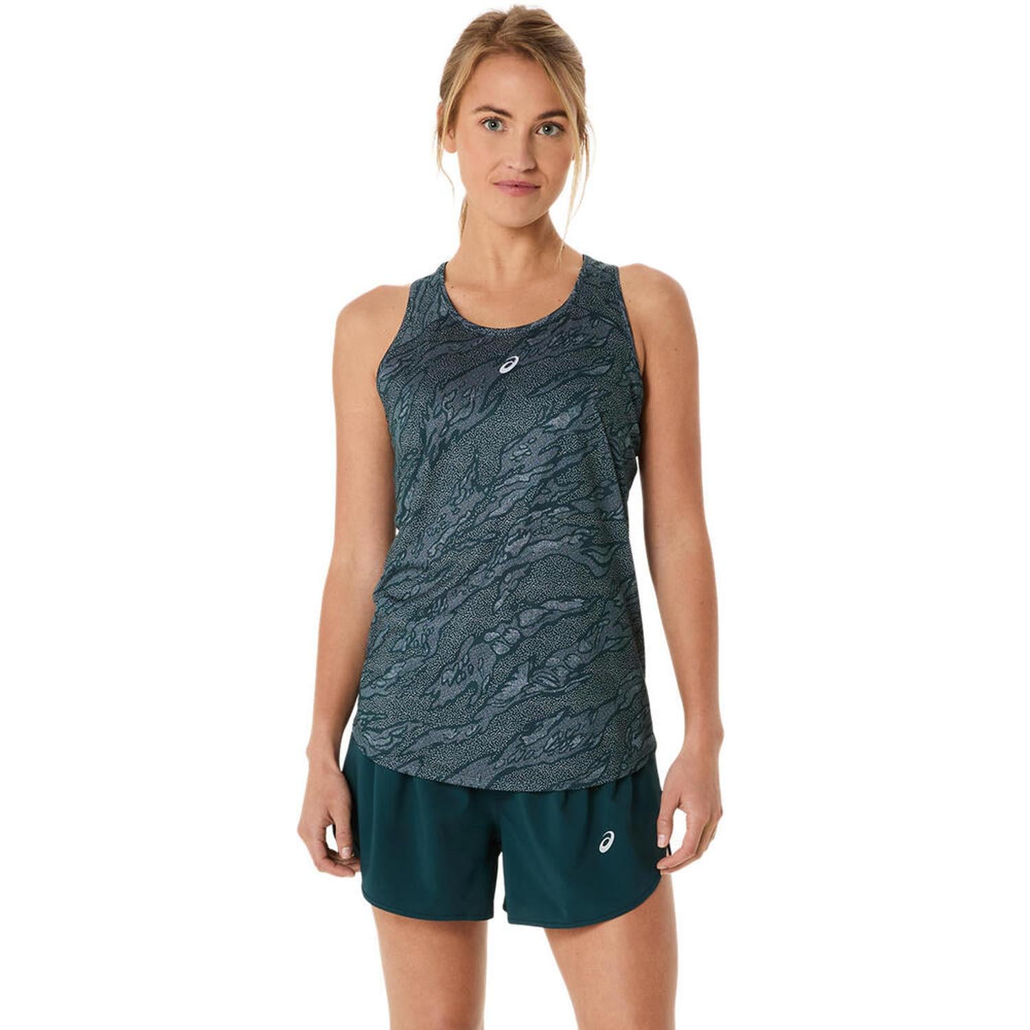 BIVIDI ASICS ROAD ALL OVER PRINT TANK MUJER - 1