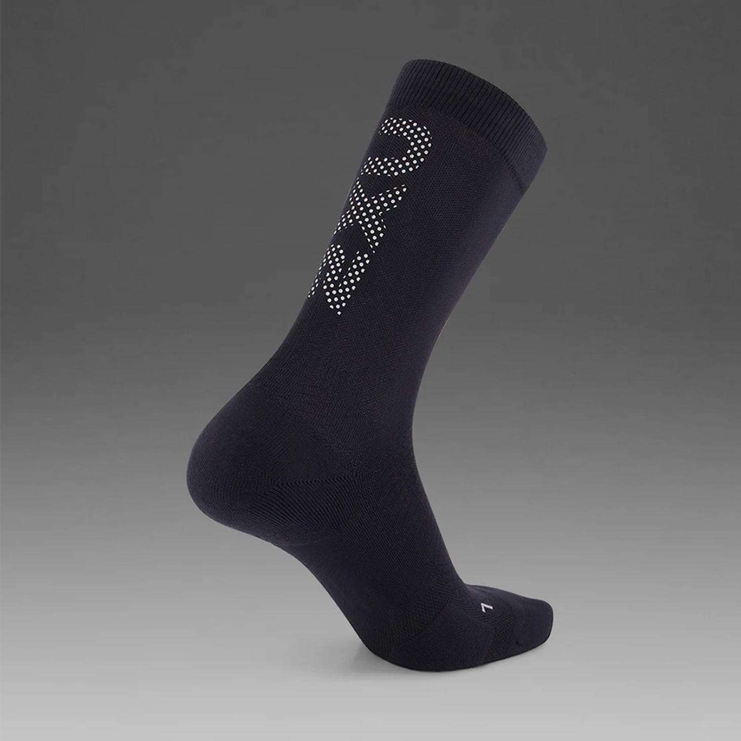 MEDIAS 2XU VECTR REFLECTIVE CREW SOCKS UNISEX - 2