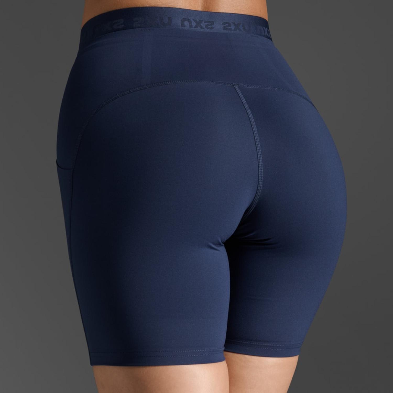 BIKER 2XU FORM STASH HI-RISE BIKE SHORTS MUJER - 4