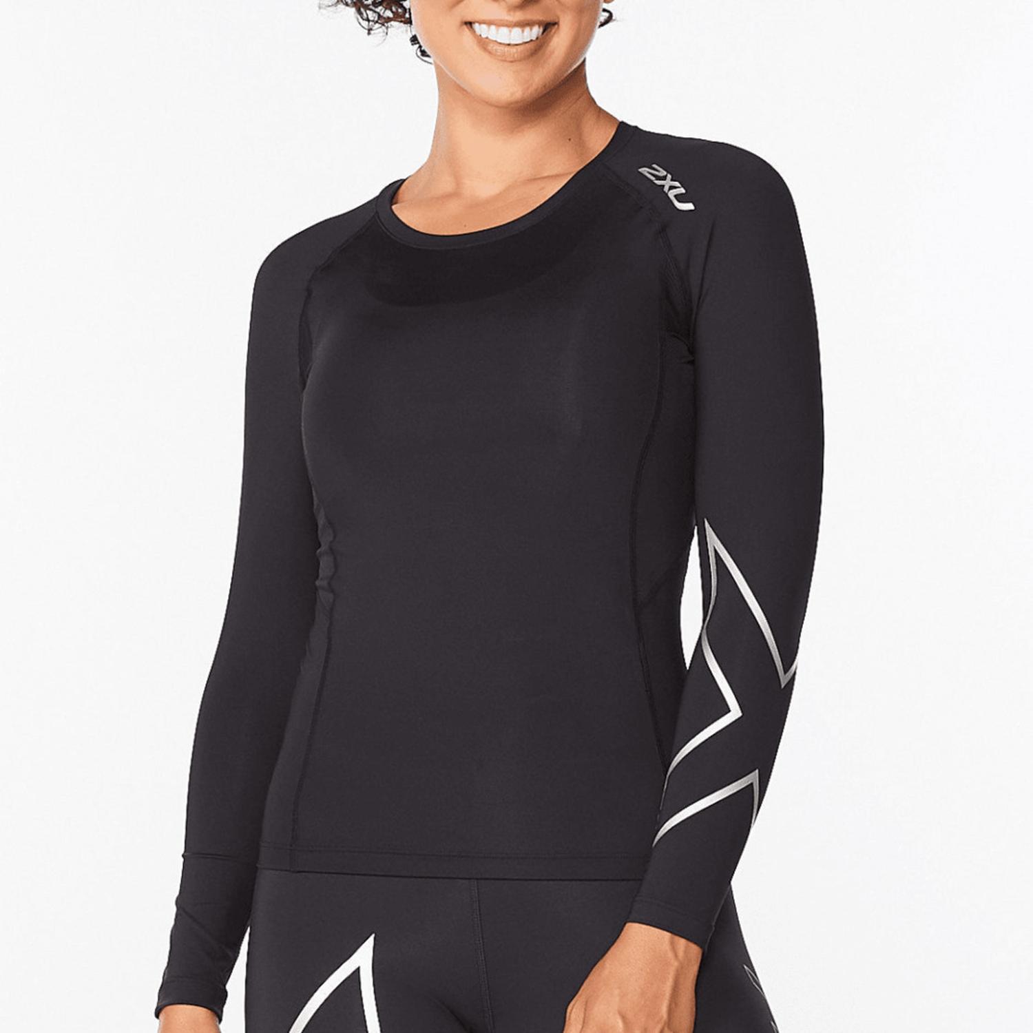 POLO 2XU CORE COMPRESSION LONG SLEEVE MUJER - 1