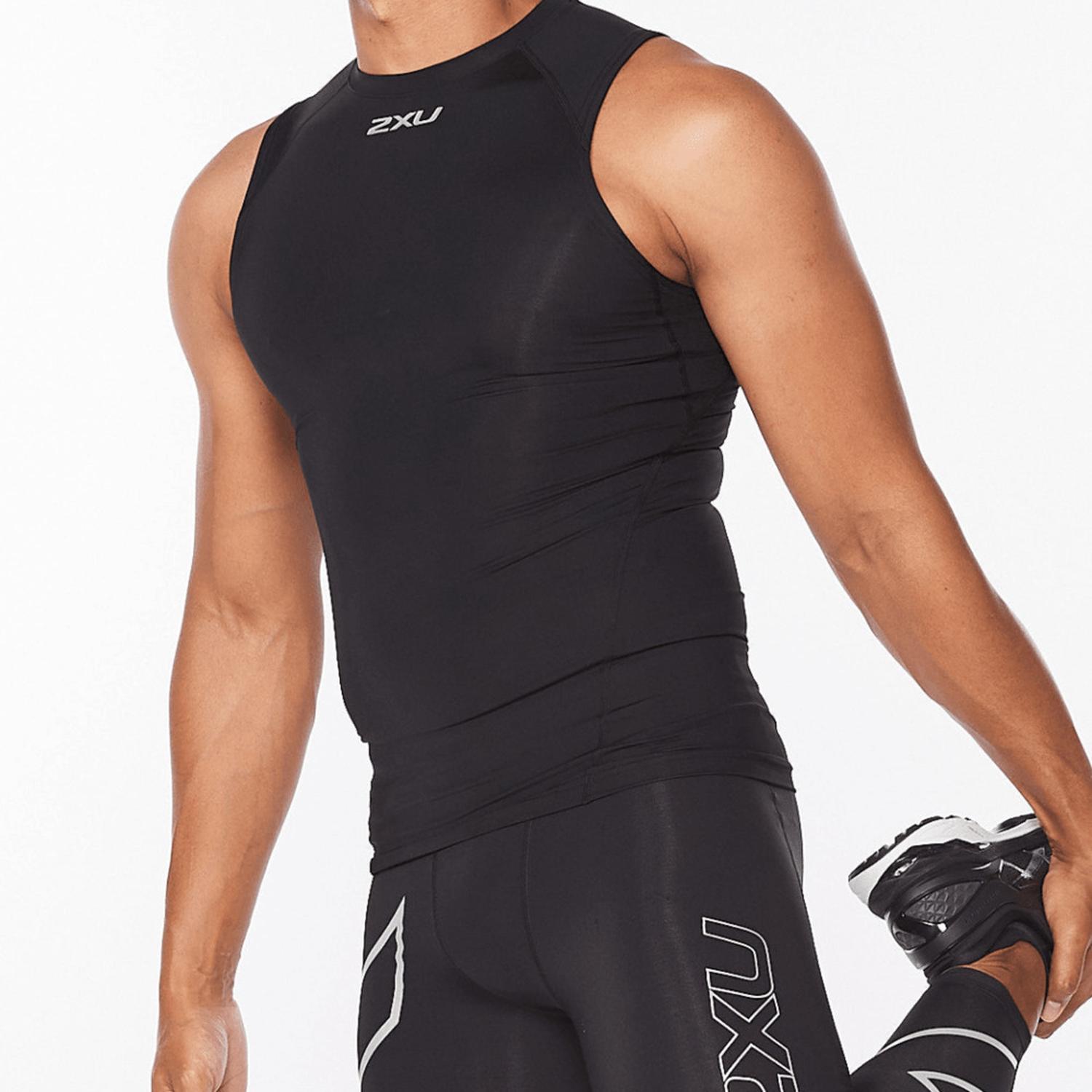 BIVIDI 2XU CORE COMPRESSION SLEEVELESS HOMBRE - 4