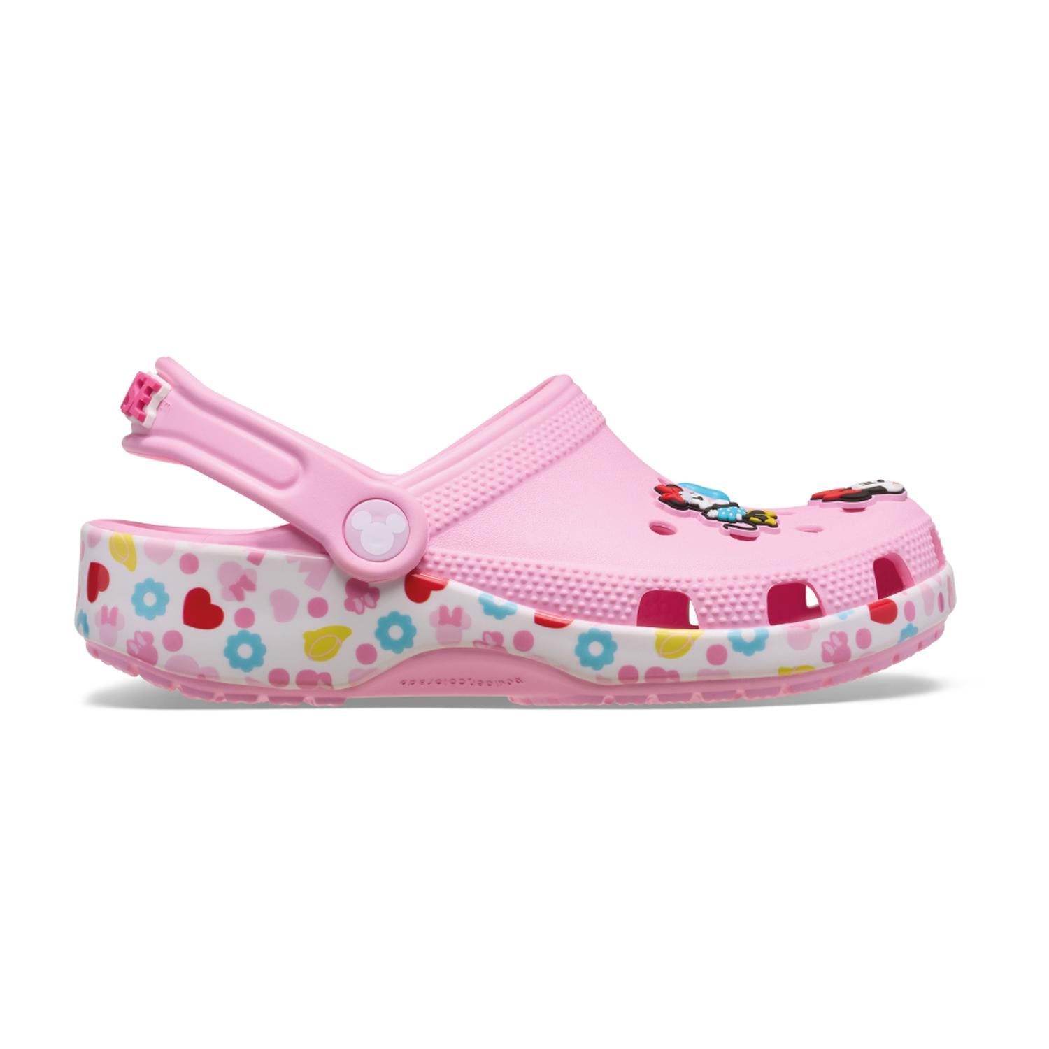 ZUECOS CROCS MICKEY FRIENDS MINNIE CLASSIC CLOG K NIÑOS - 1
