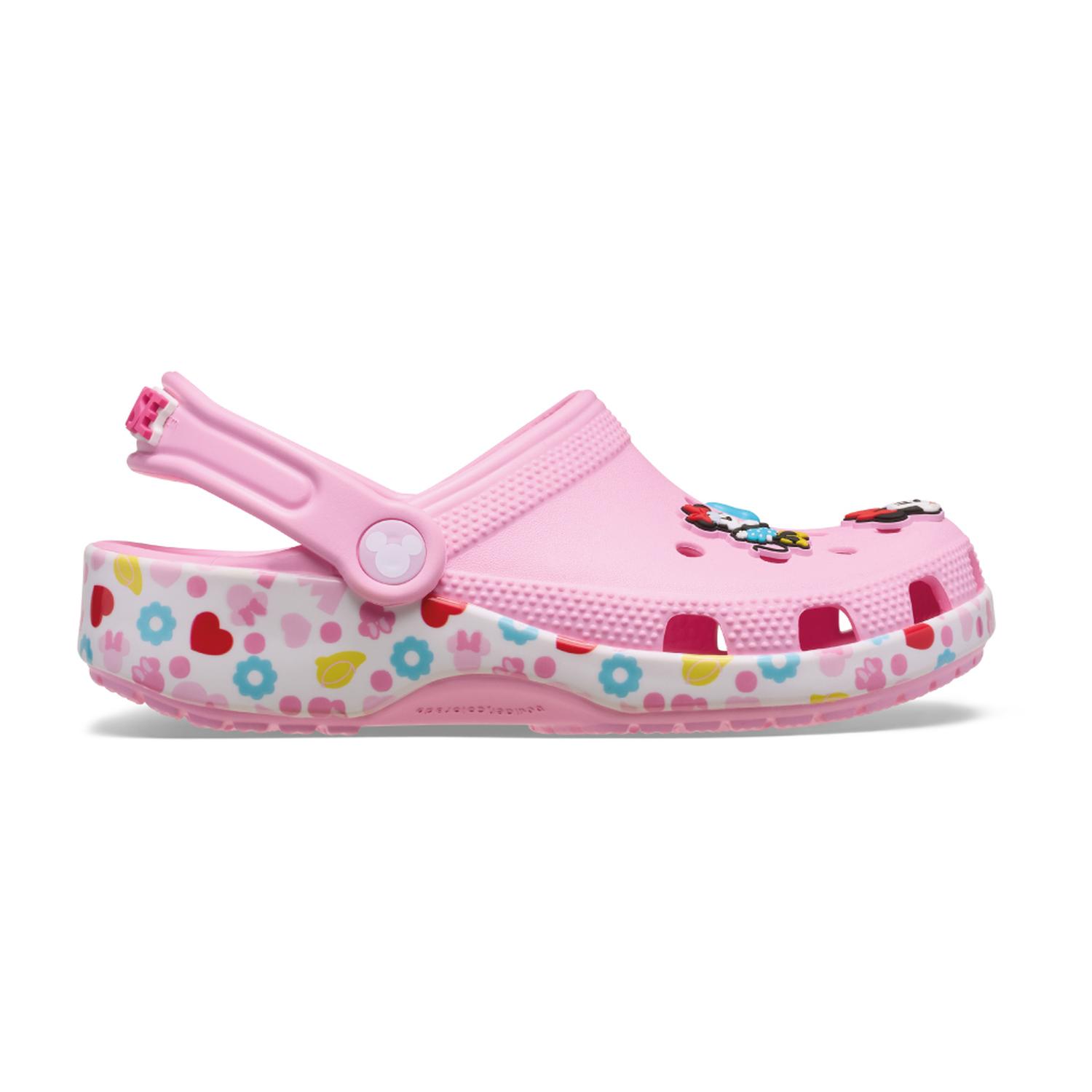 ZUECOS CROCS MICKEY FRIENDS MINNIE CLASSIC CLOG K NIÑOS - 1