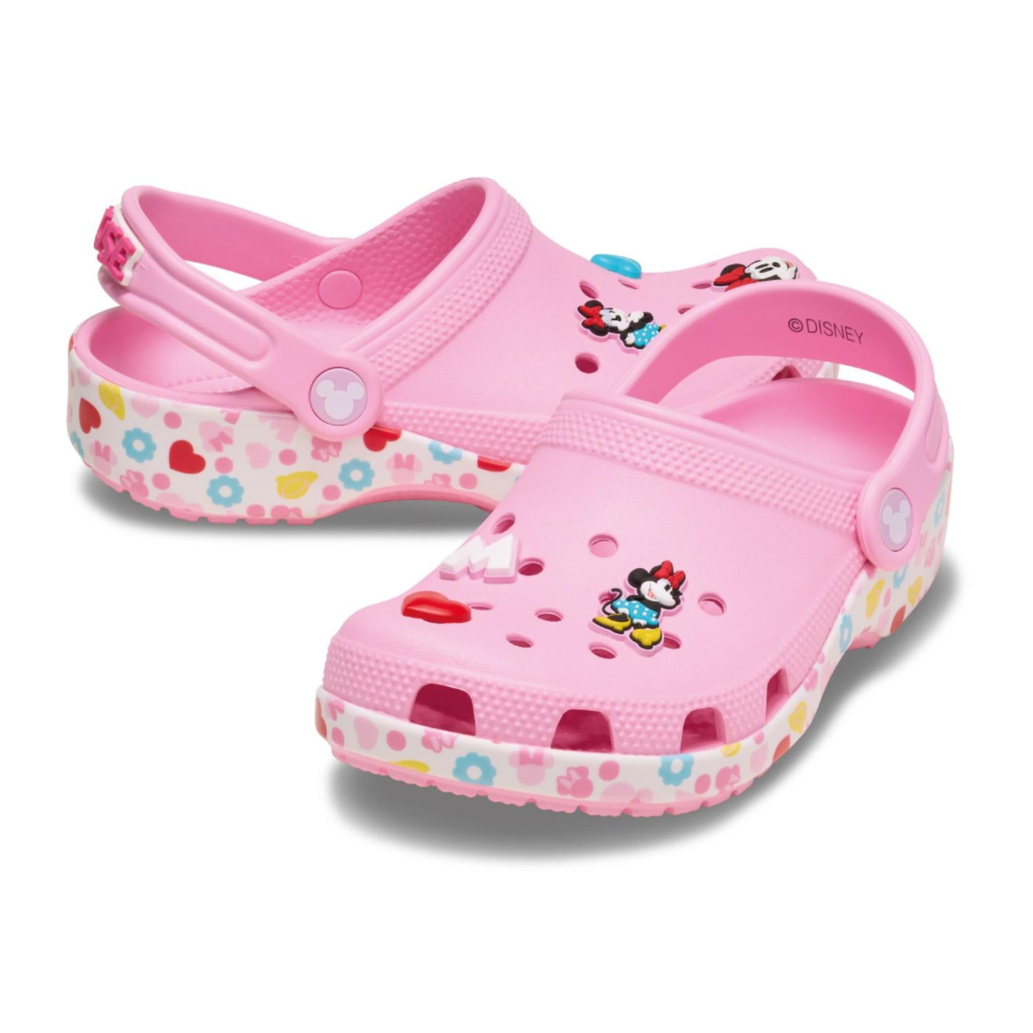 ZUECOS CROCS MICKEY FRIENDS MINNIE CLASSIC CLOG K NIÑOS - 2