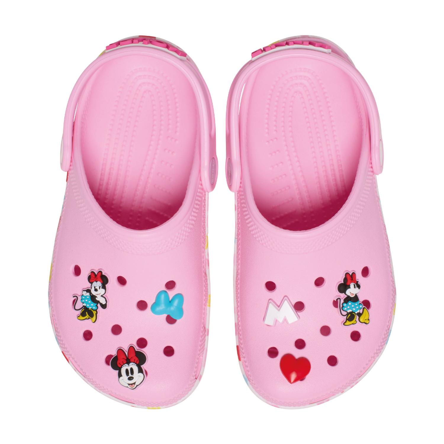 ZUECOS CROCS MICKEY FRIENDS MINNIE CLASSIC CLOG K NIÑOS - 3