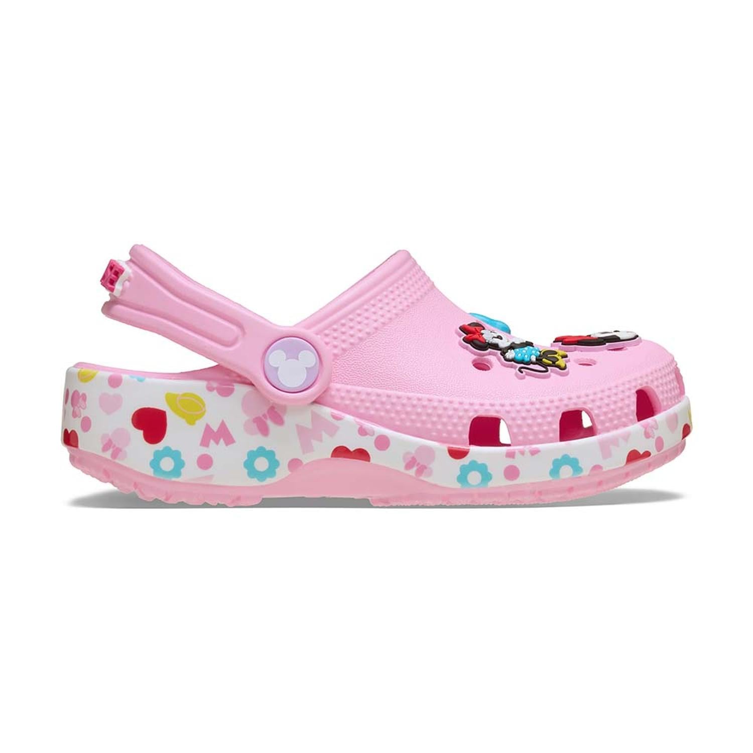 ZUECOS CROCS MICKEY FRIENDS MINNIE CLASSIC CLOG T NIÑOS - 1
