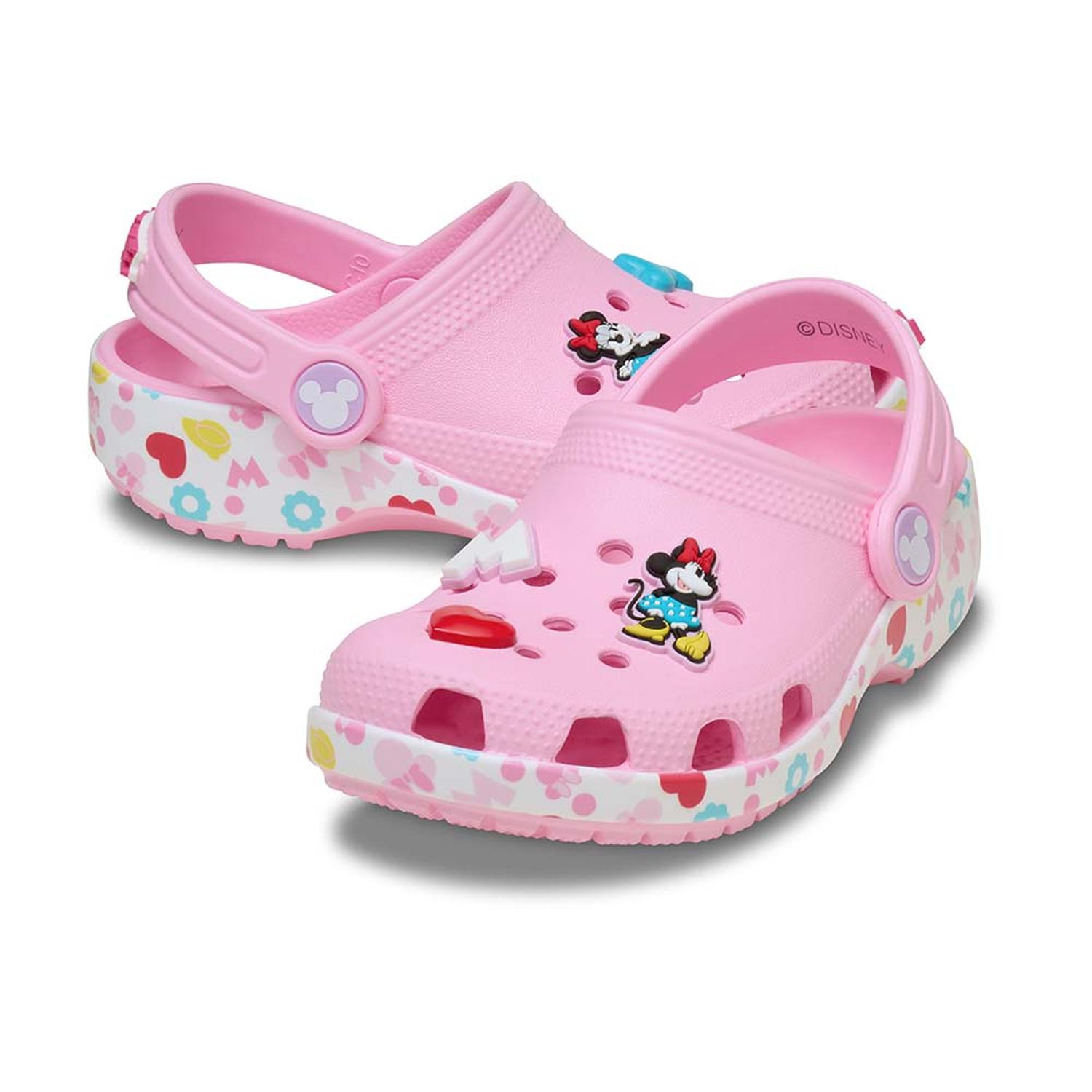 ZUECOS CROCS MICKEY FRIENDS MINNIE CLASSIC CLOG T NIÑOS - 2