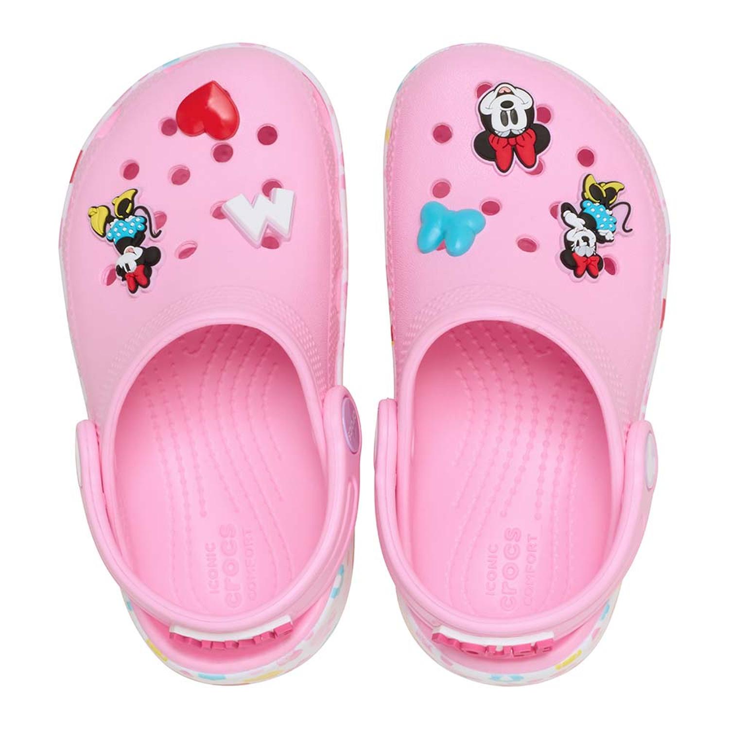 ZUECOS CROCS MICKEY FRIENDS MINNIE CLASSIC CLOG T NIÑOS - 3