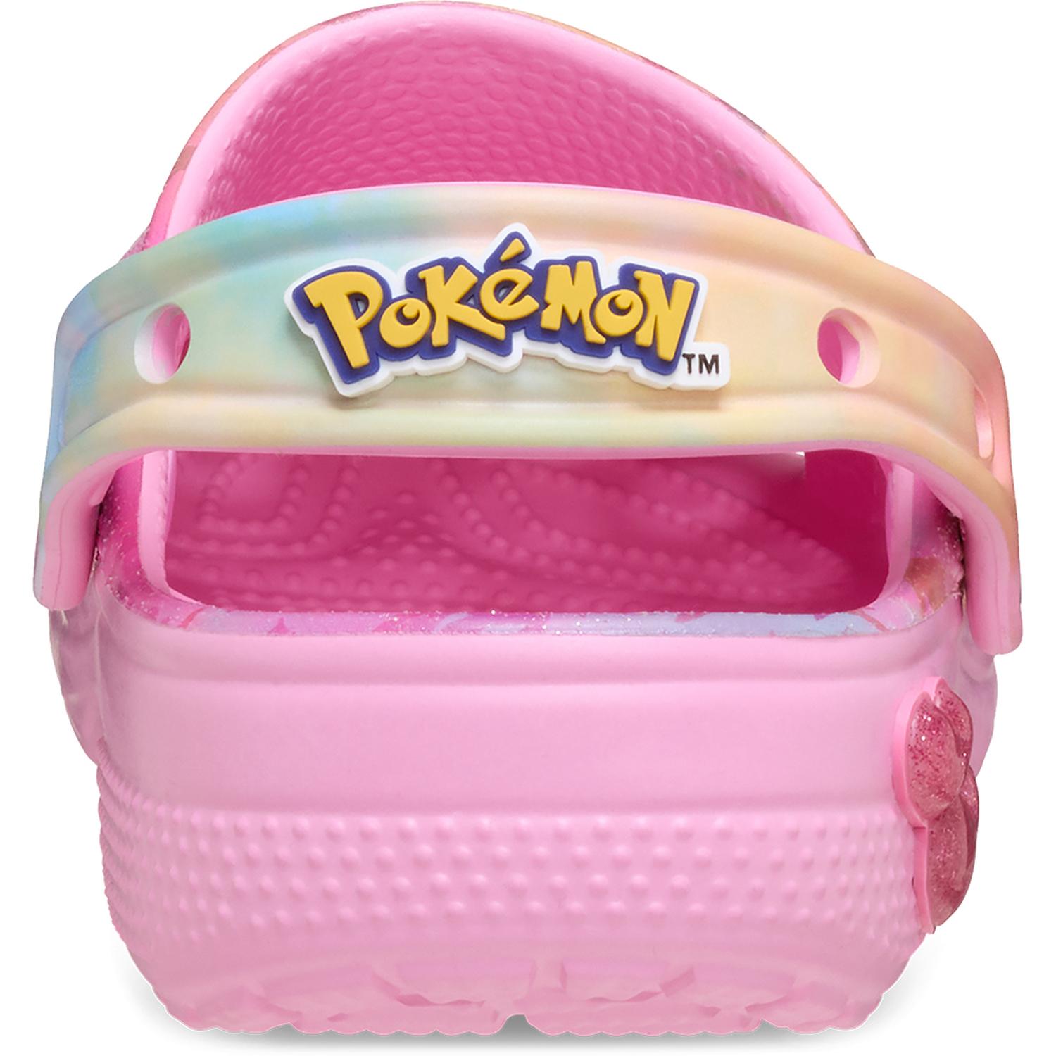 ZUECOS CROCS PIKACHU PINK CLASSIC CLOG K NIÑOS - 4