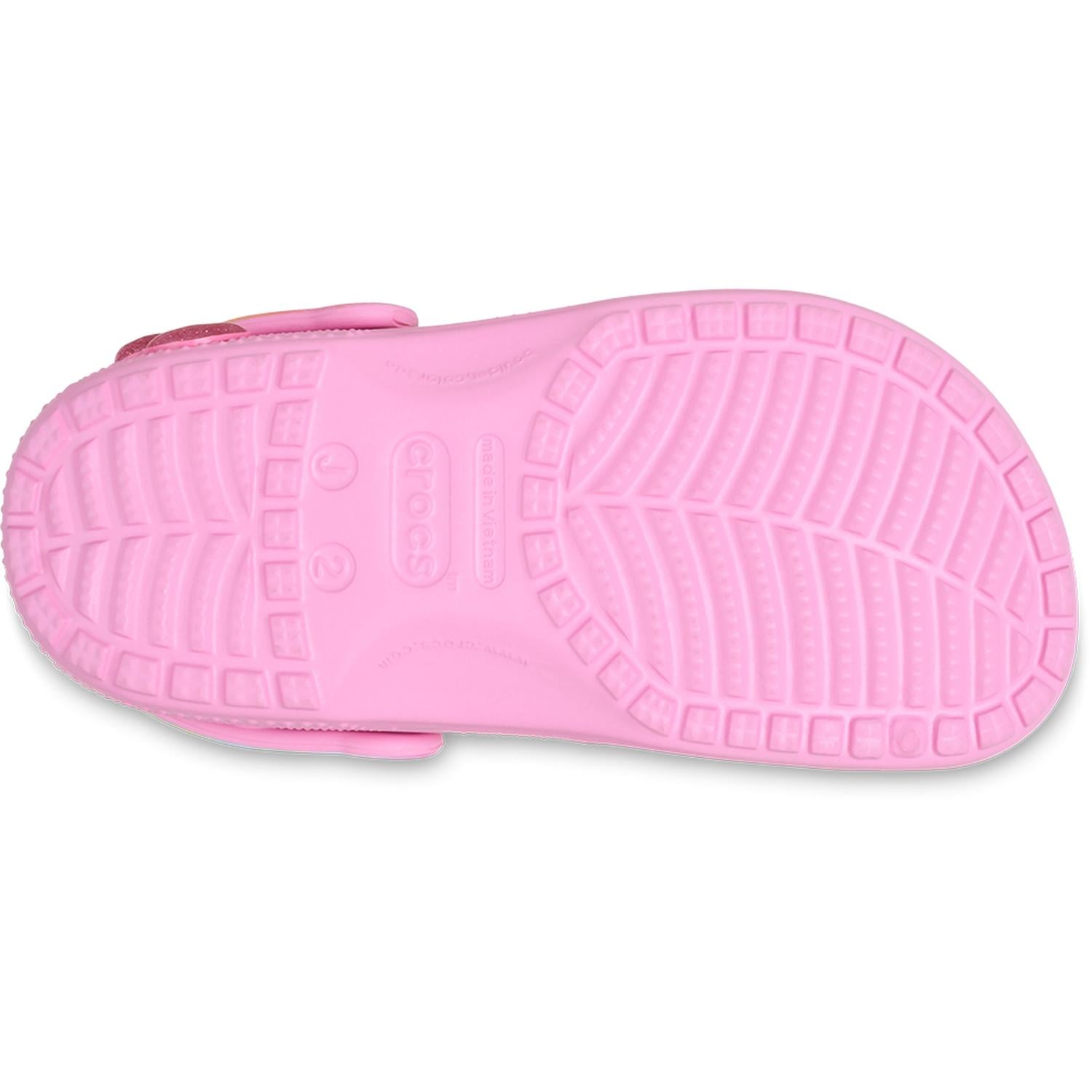 ZUECOS CROCS PIKACHU PINK CLASSIC CLOG K NIÑOS - 5