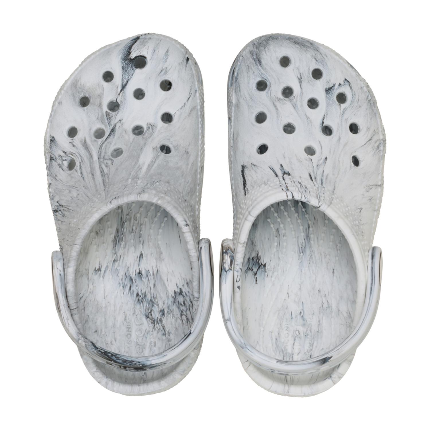 ZUECOS CROCS CLASSIC WATERCOLOR MARBLED CLOG T NIÑOS - 3