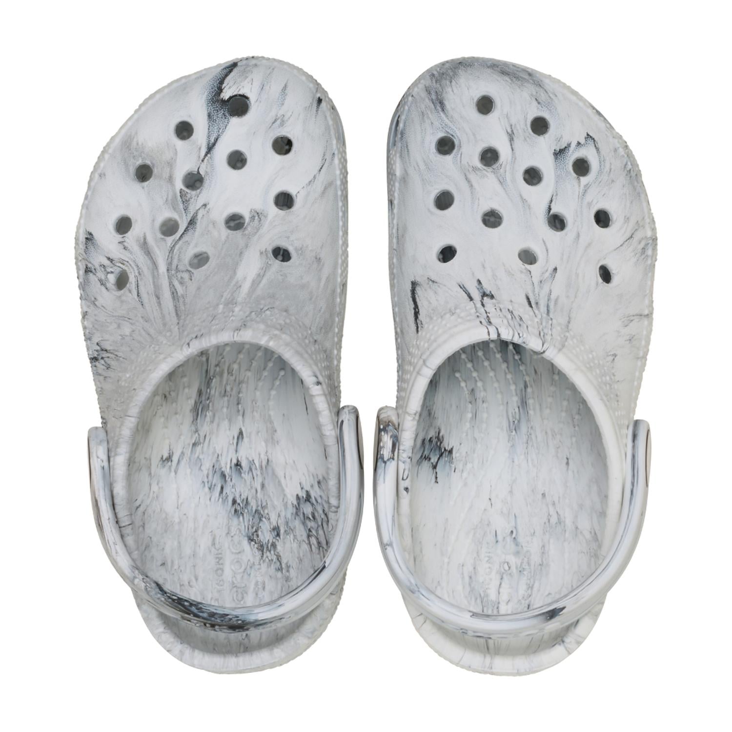 ZUECOS CROCS CLASSIC WATERCOLOR MARBLED CLOG T NIÑOS - 3