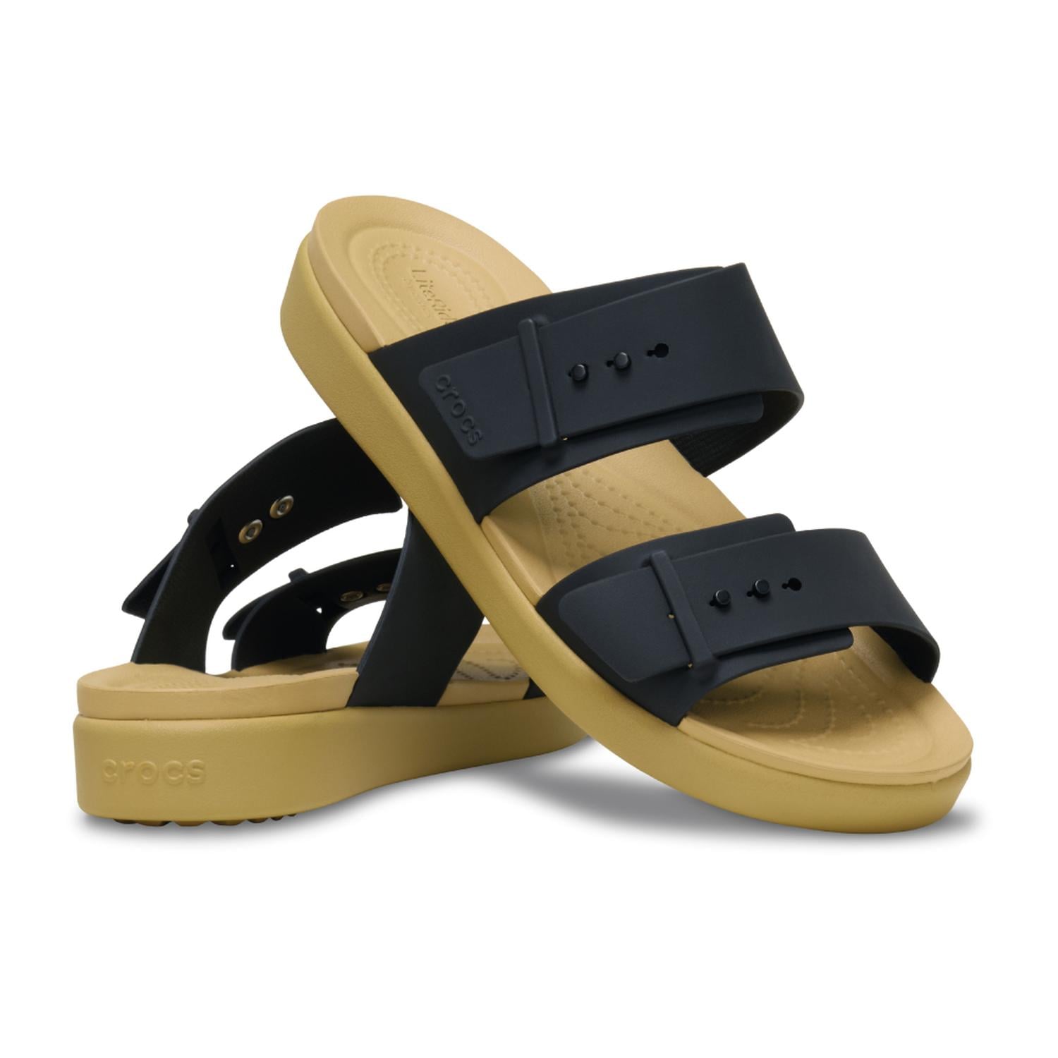 SANDALIAS CROCS BROOKLYN BUCKLE LOW W MUJER - 2