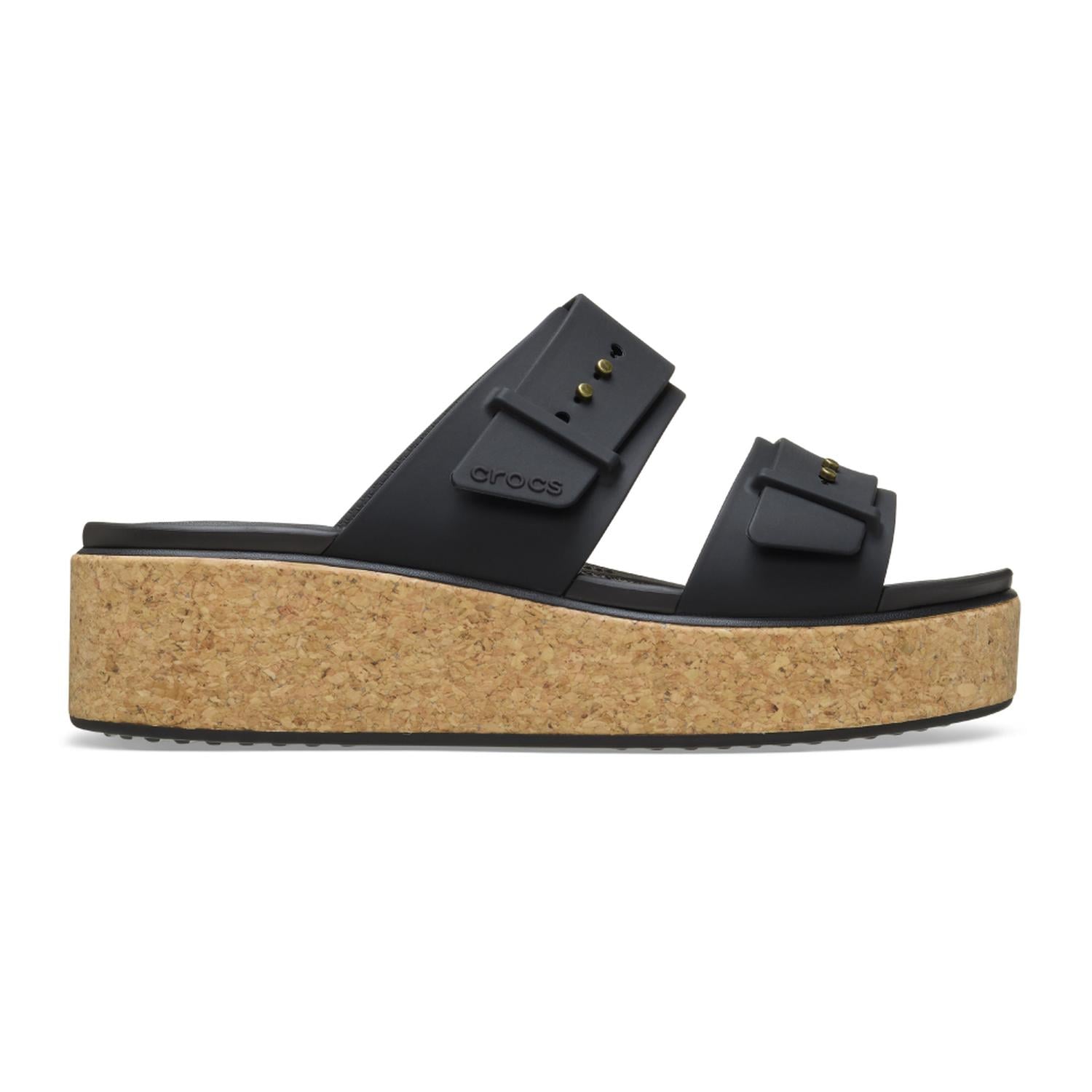 SANDALIAS CROCS BROOKLYN CORK BUCKLE W MUJER - 1