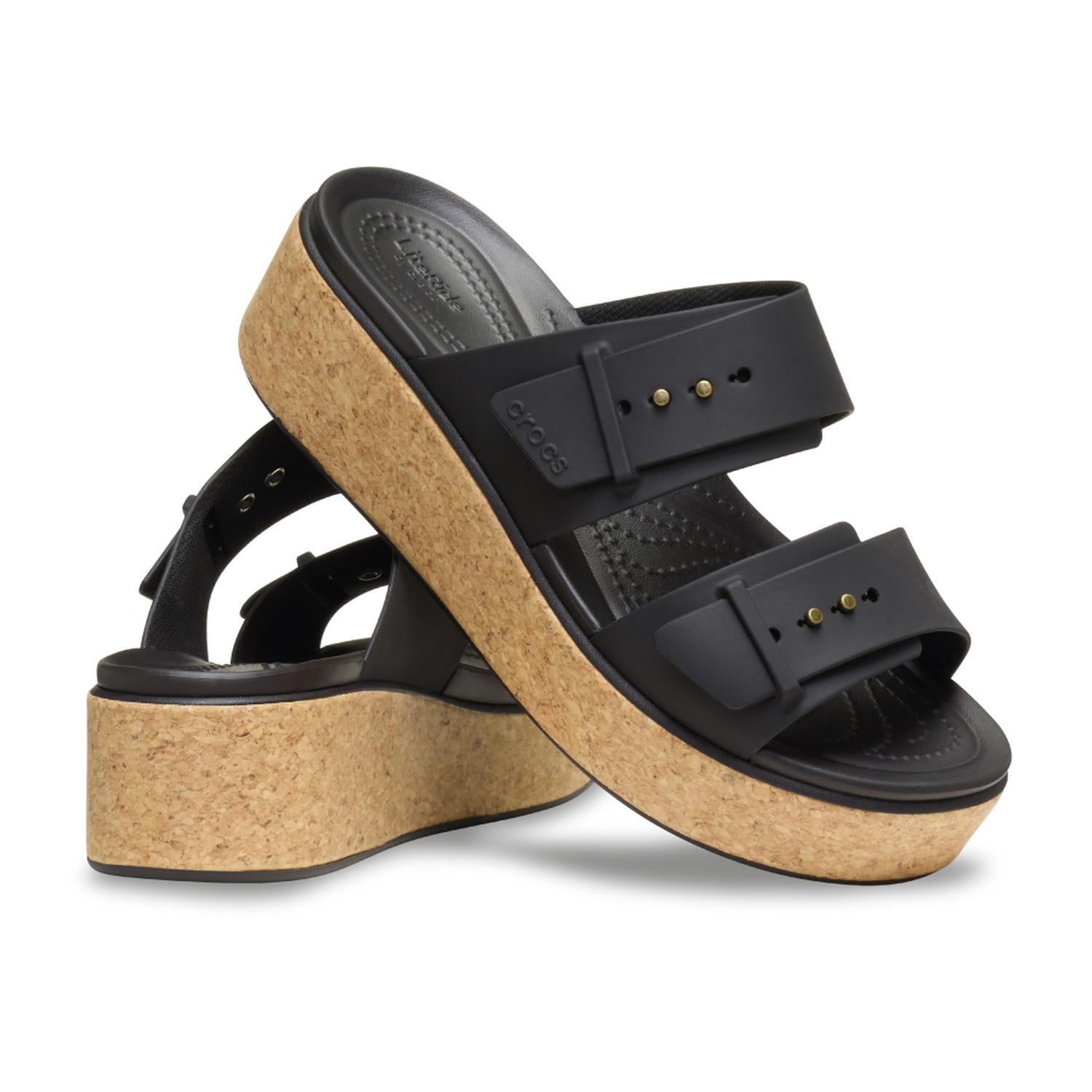 SANDALIAS CROCS BROOKLYN CORK BUCKLE W MUJER - 2