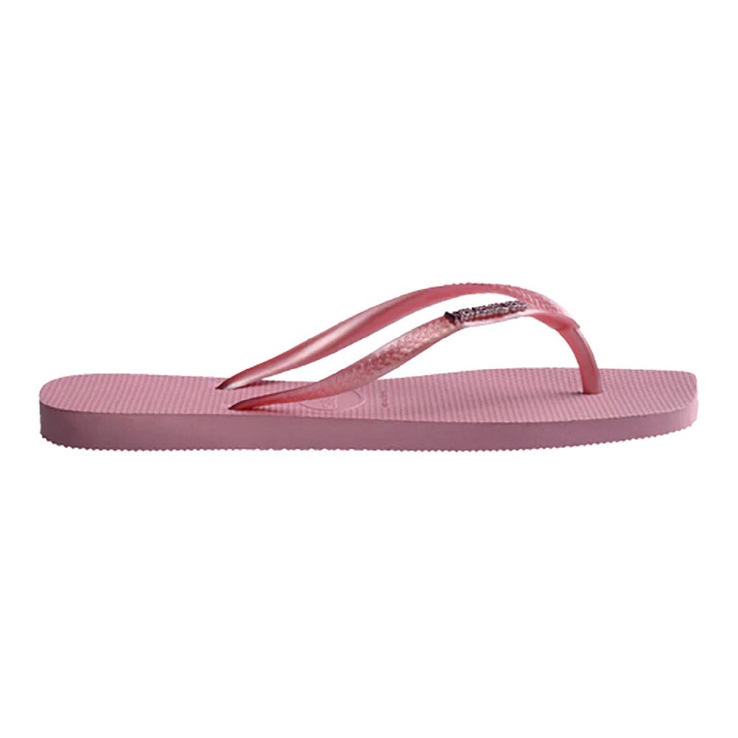SANDALIAS HAVAIANAS SLIM SQUARE LOGO METALLIC MUJER - 2