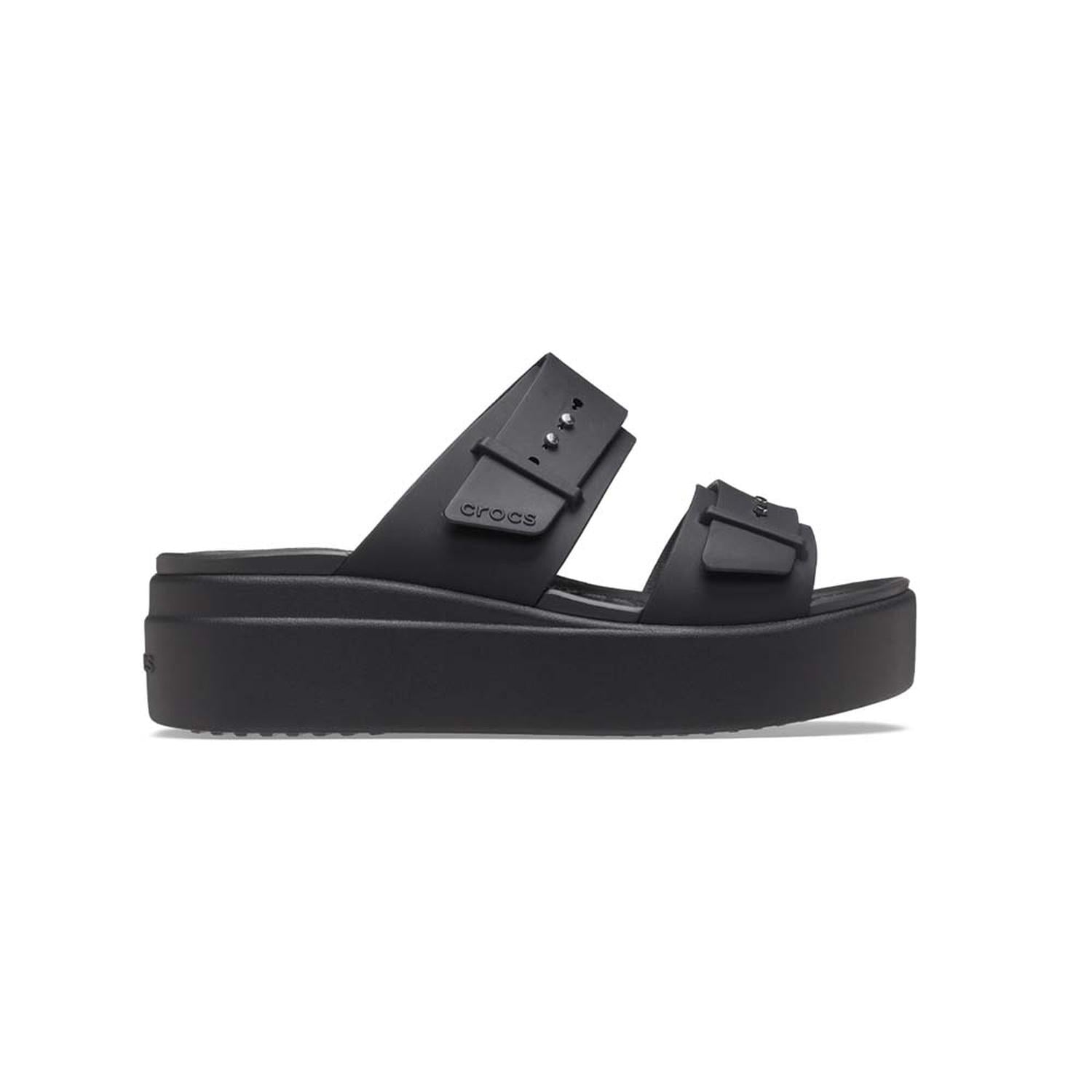 SANDALIAS CROCS BROOKLYN BUCKLE LOW WEDGE W MUJER - 1