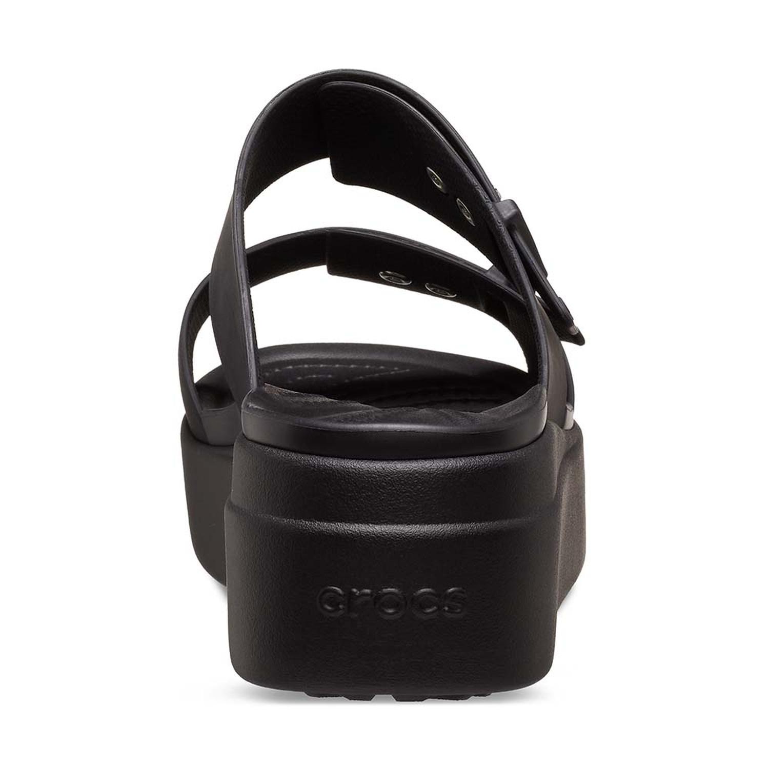 SANDALIAS CROCS BROOKLYN BUCKLE LOW WEDGE W MUJER - 4