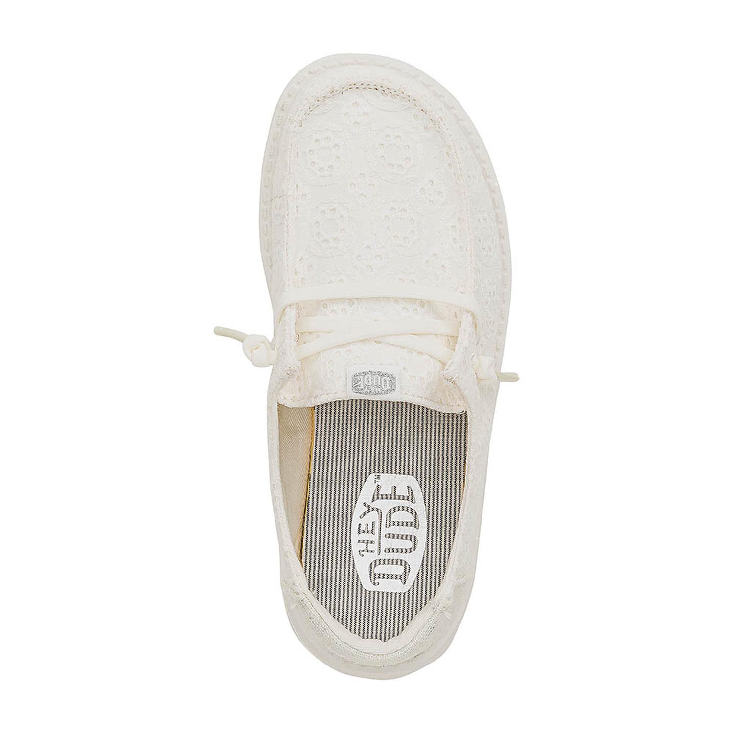 MOCASINES HEY DUDE WENDY Y EYELET LACE NIÑOS - 6